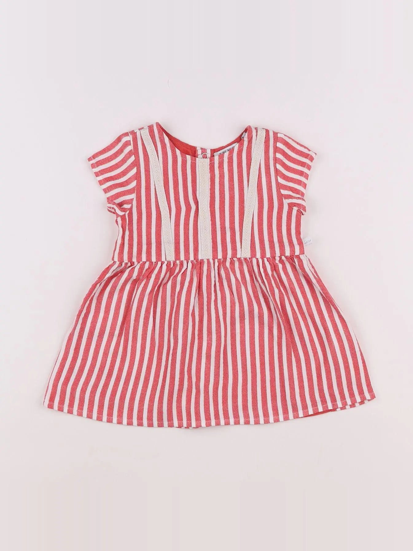 IKKS - robe orange - 6 mois