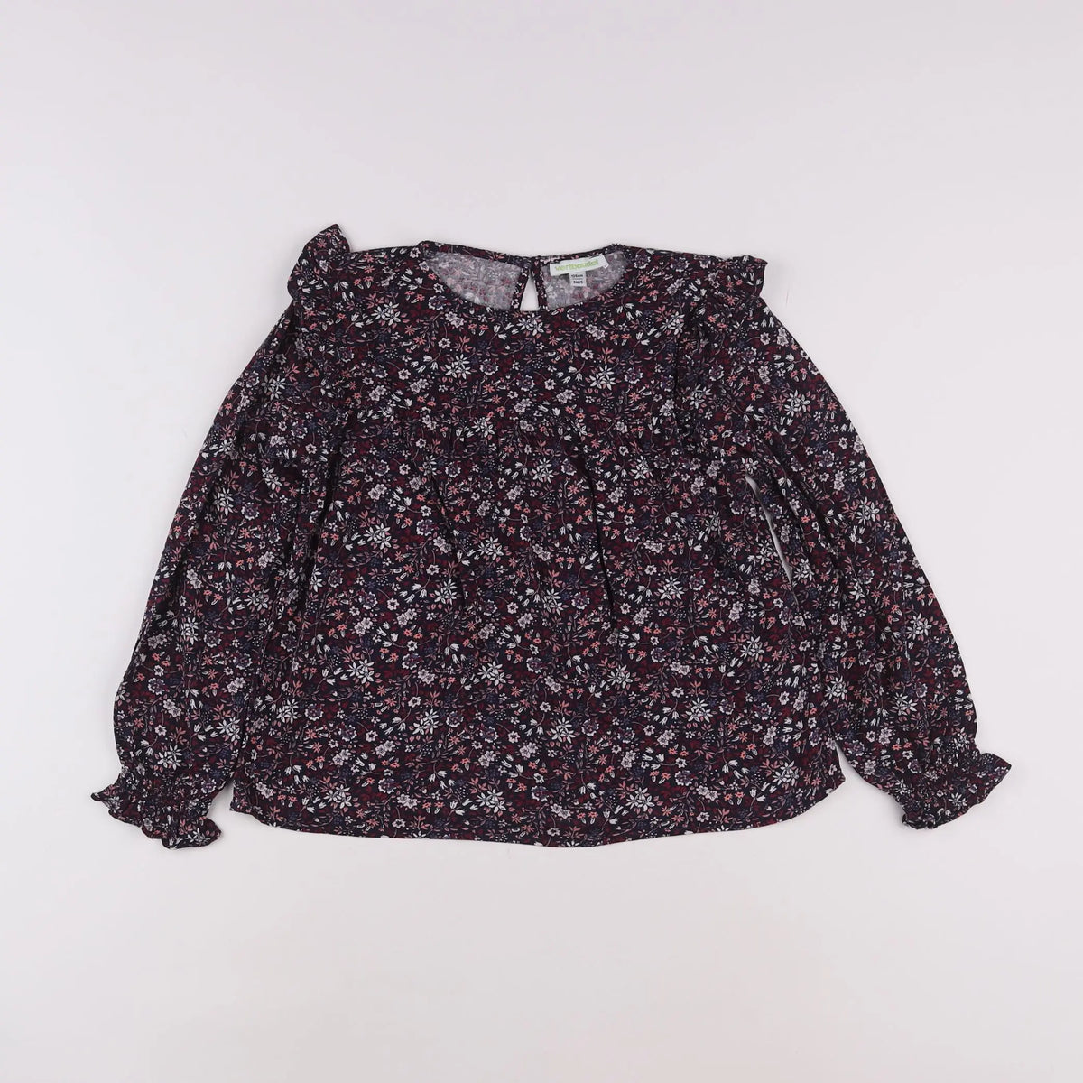 Vertbaudet - blouse bleu - 8 ans