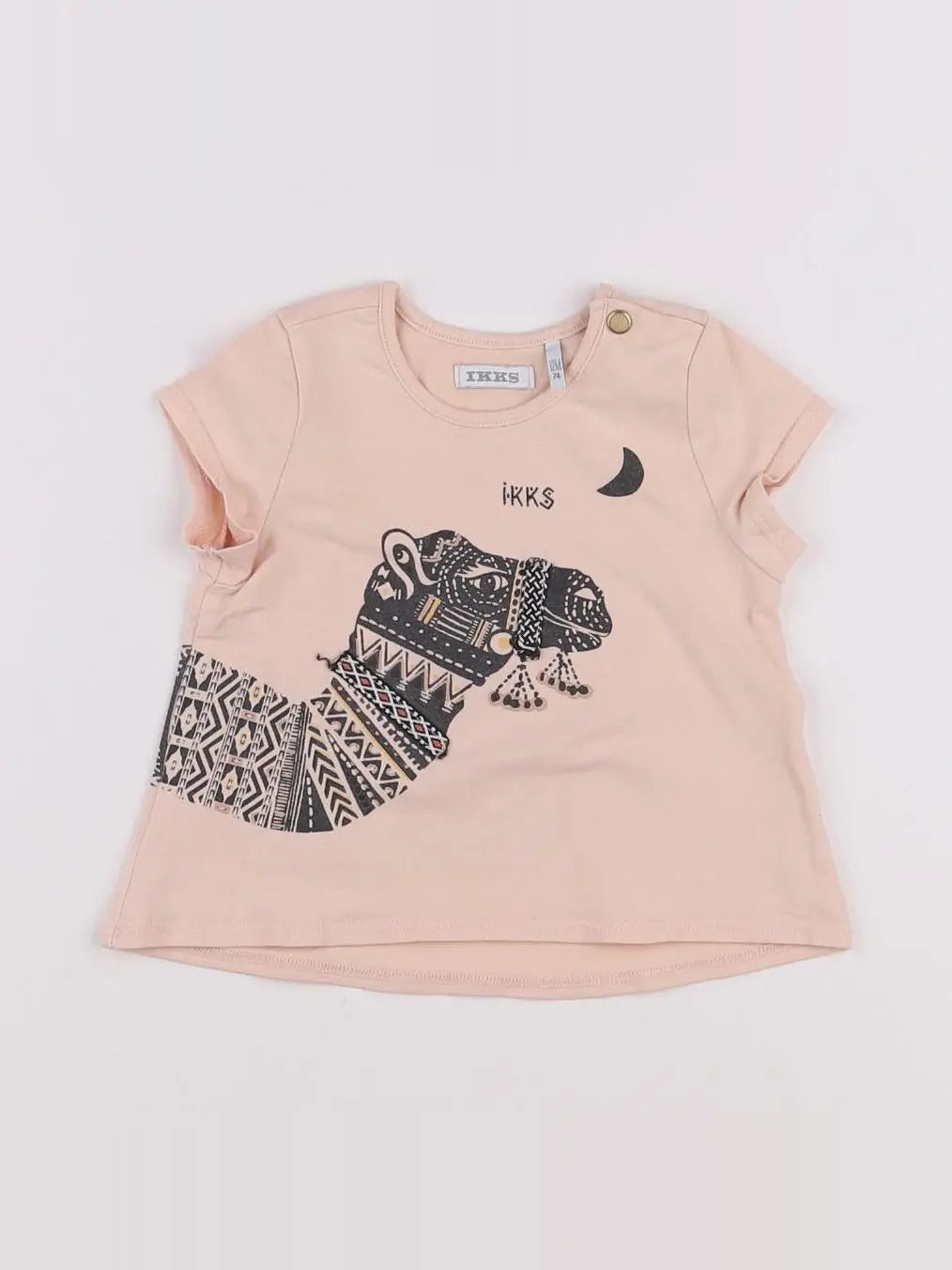 IKKS - tee-shirt rose - 12 mois