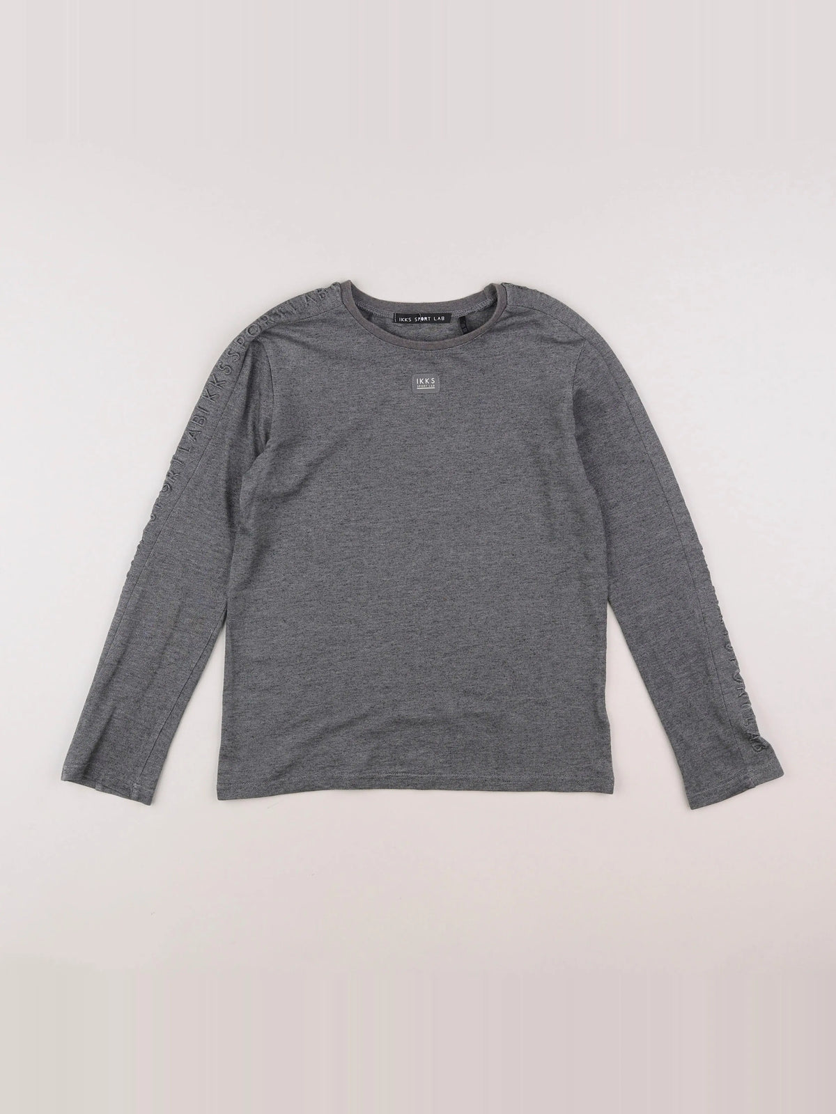 IKKS - tee-shirt gris - 10 ans