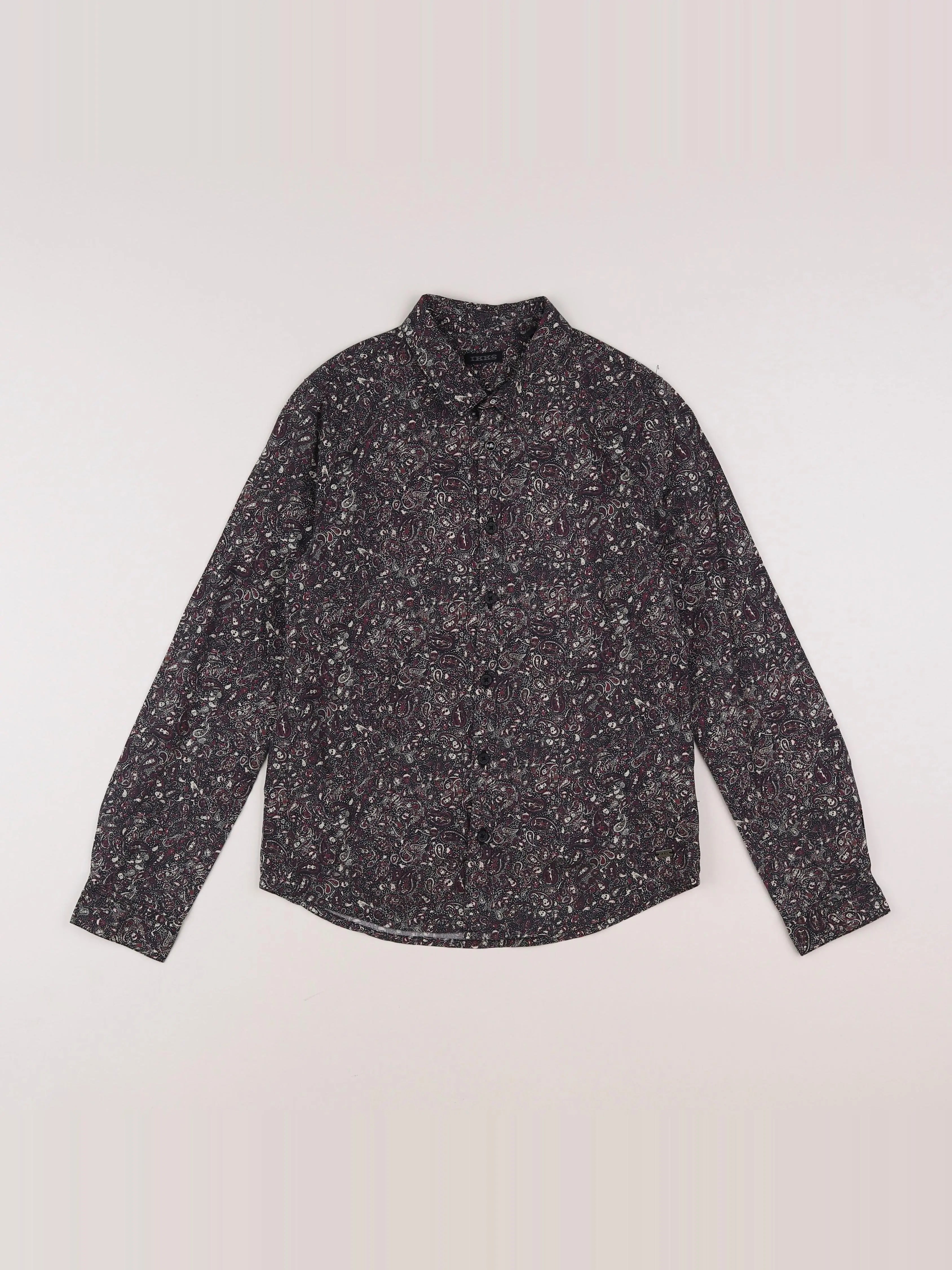 IKKS - chemise bleu - 10 ans