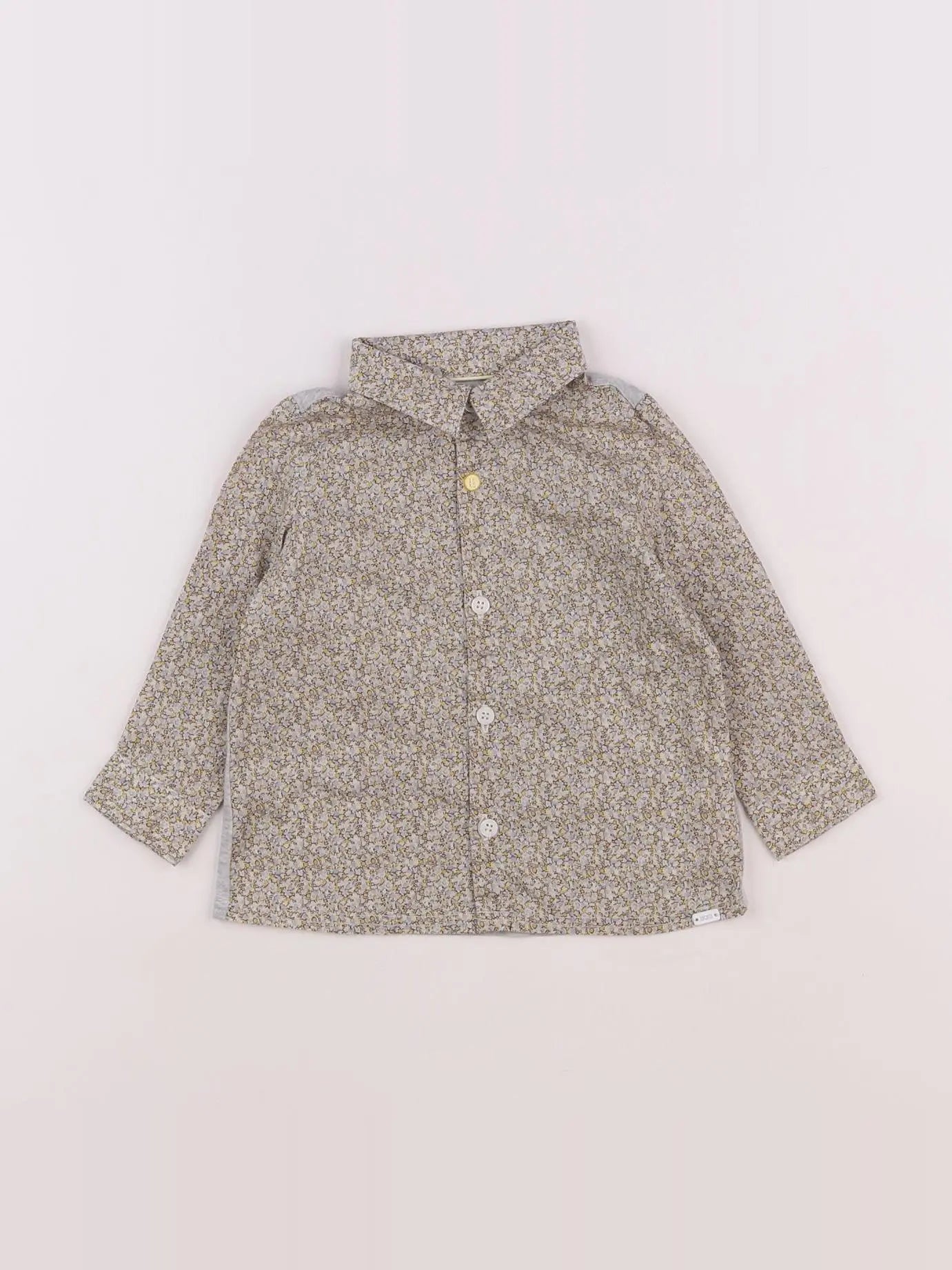 IKKS - chemise jaune - 12 mois