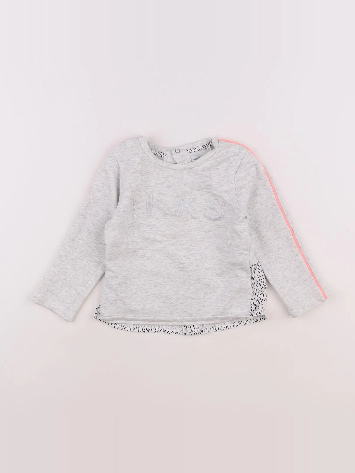 IKKS - sweat gris - 2 ans