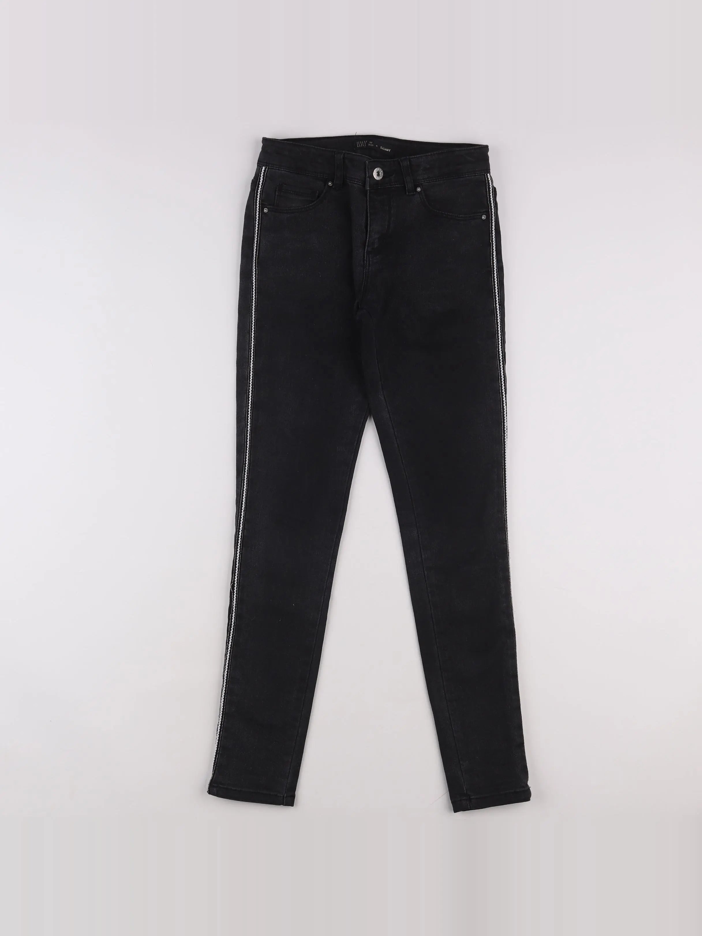 IKKS - jean noir - 12 ans
