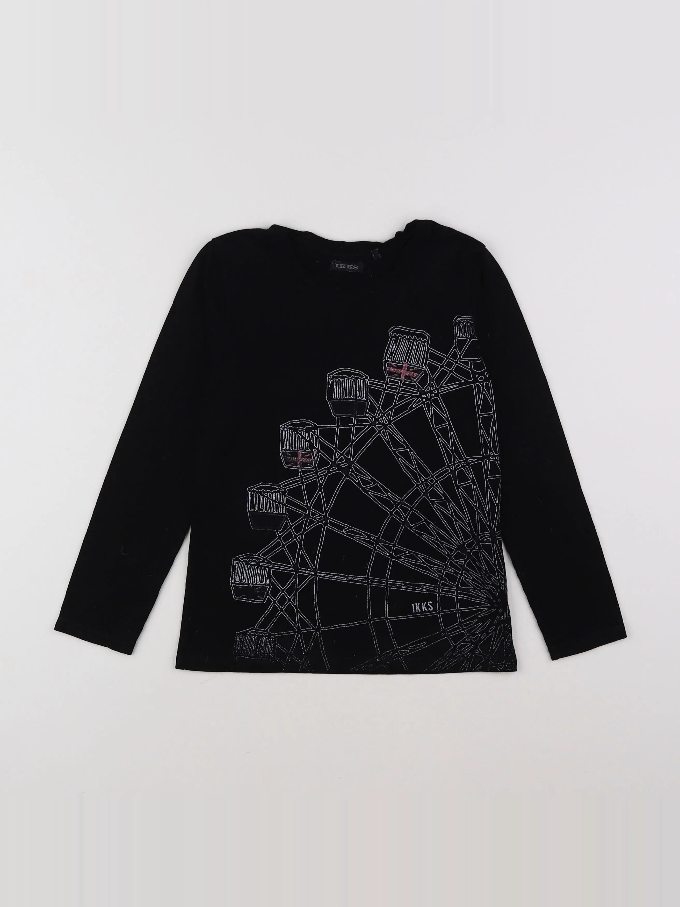 IKKS - tee-shirt noir - 6 ans