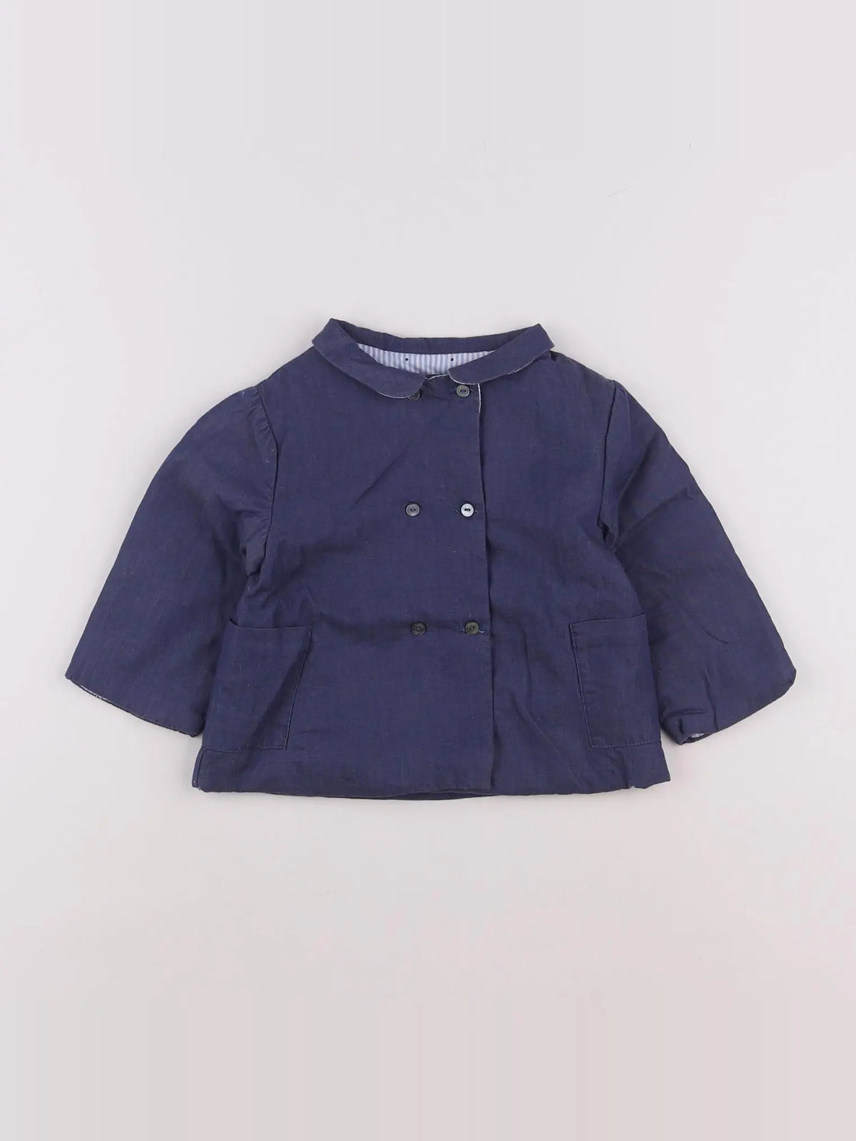 Jacadi - veste bleu - 12 mois