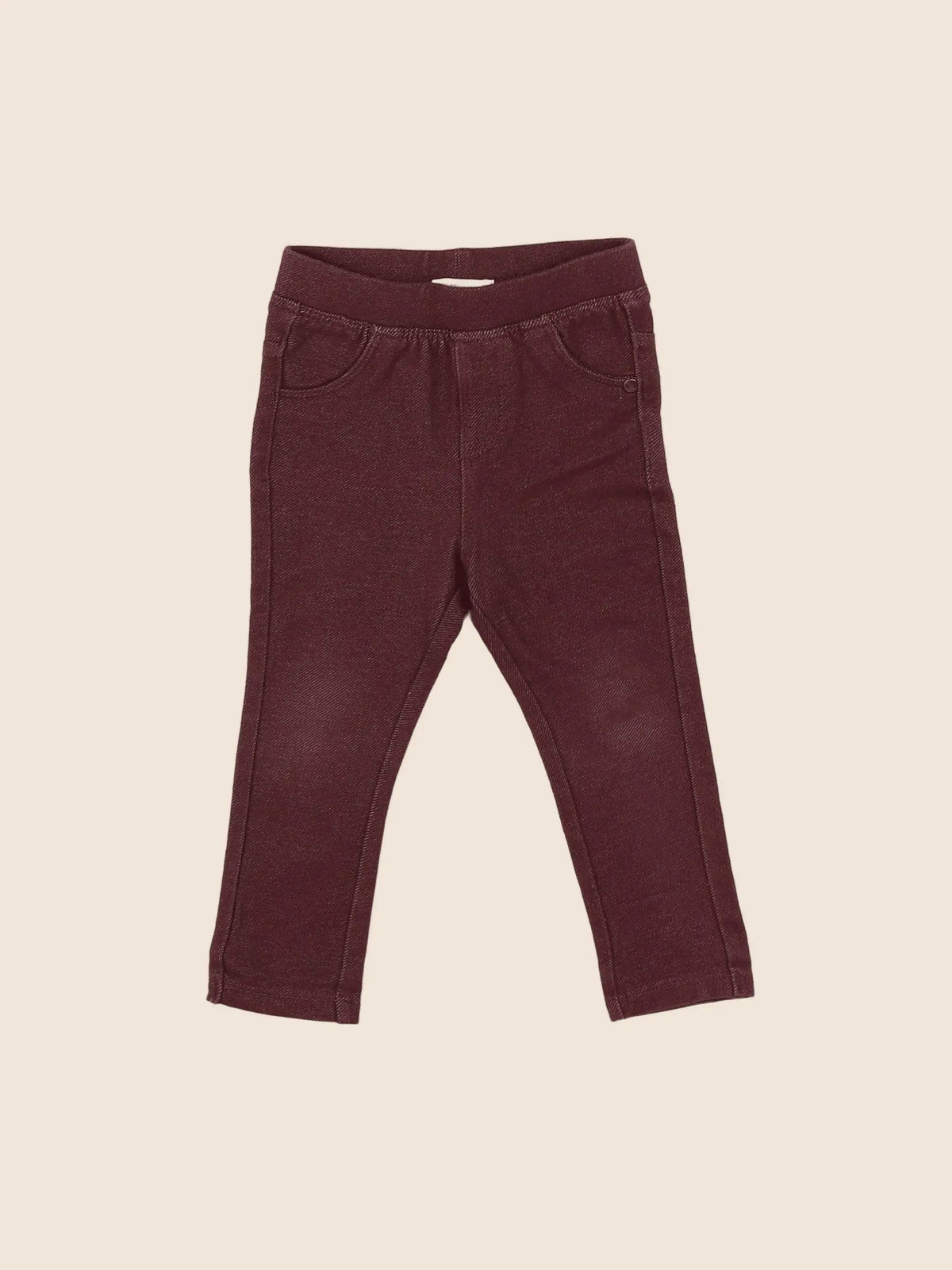 Vertbaudet - jegging rouge - 9 mois