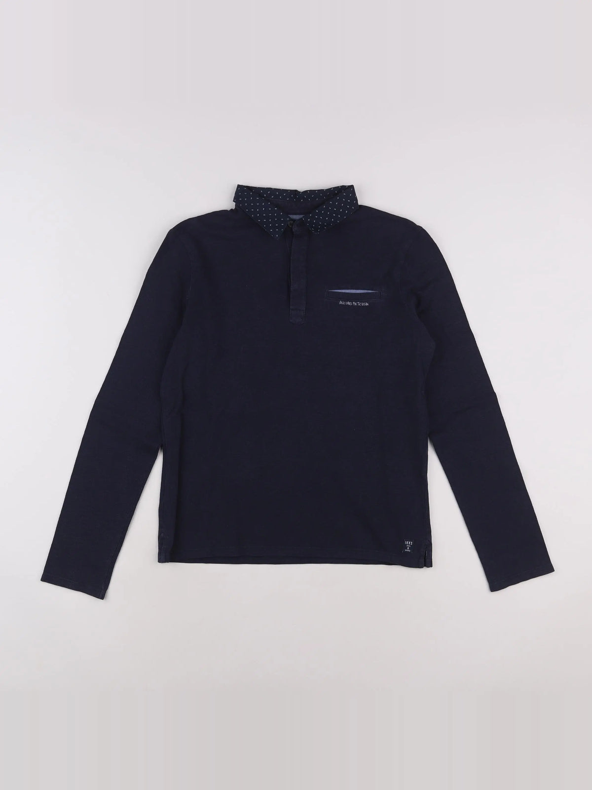 IKKS - polo bleu - 12 ans