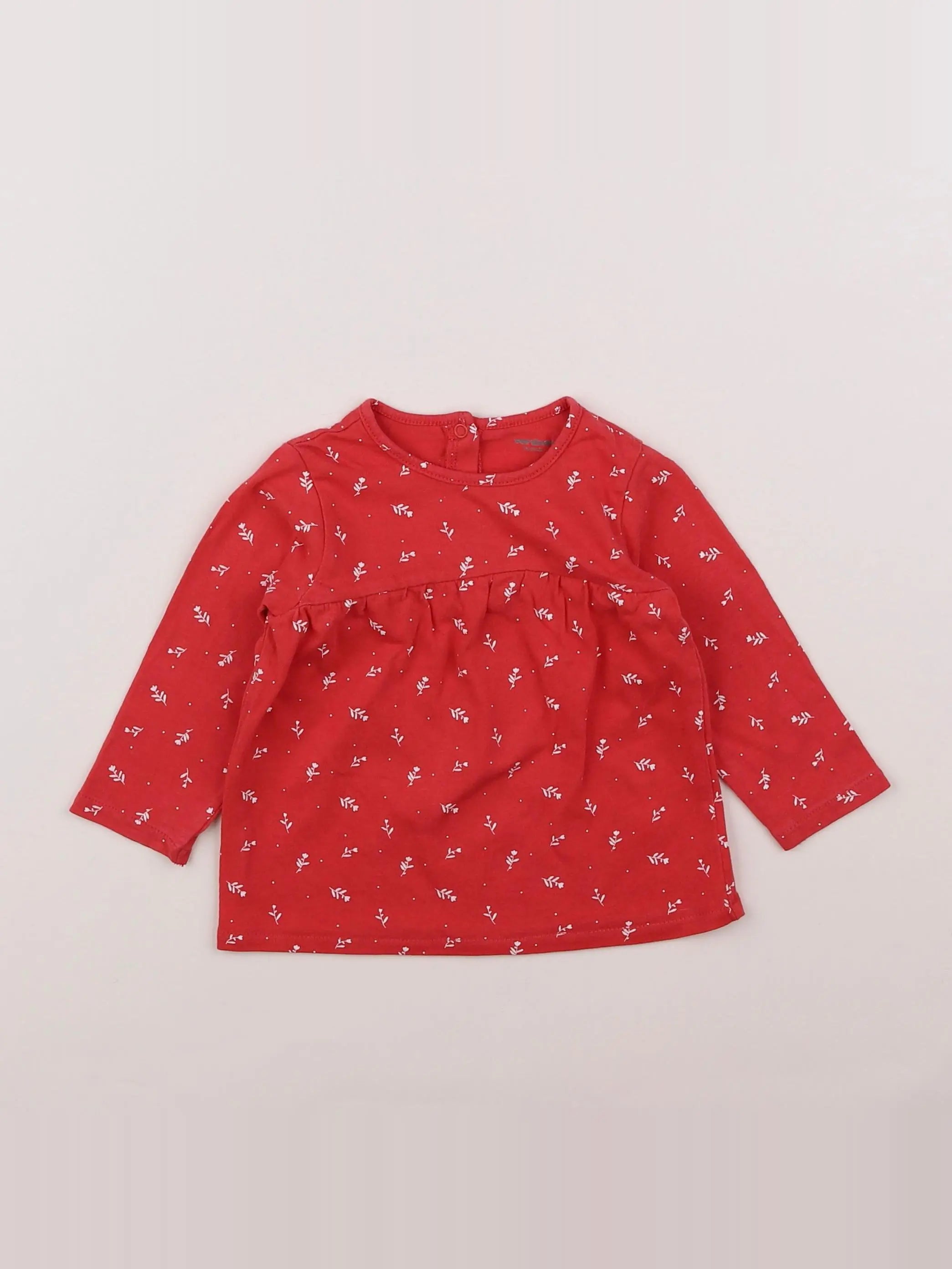 Vertbaudet - tee-shirt rose - 12 mois