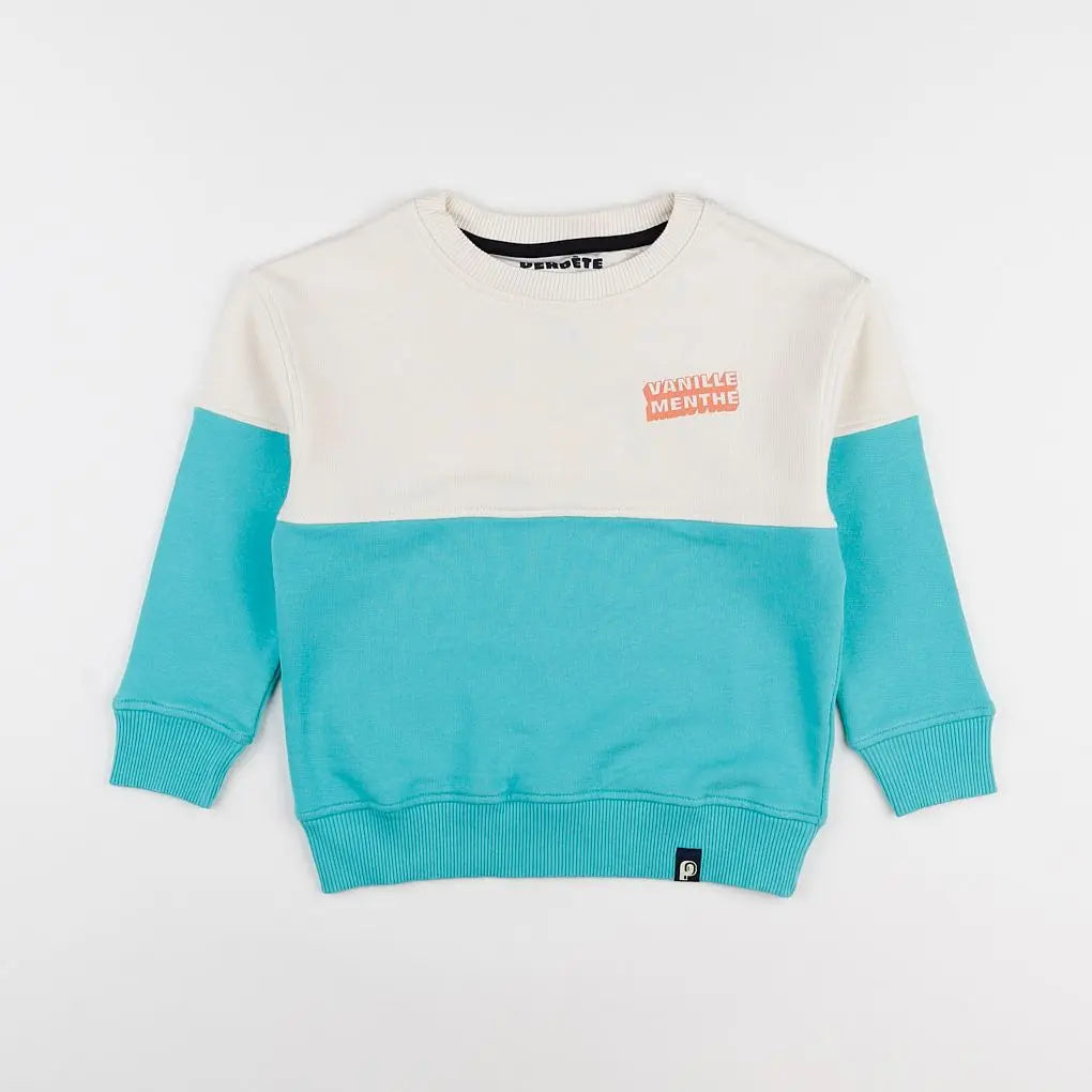 Sweat Bigout crème/piscine