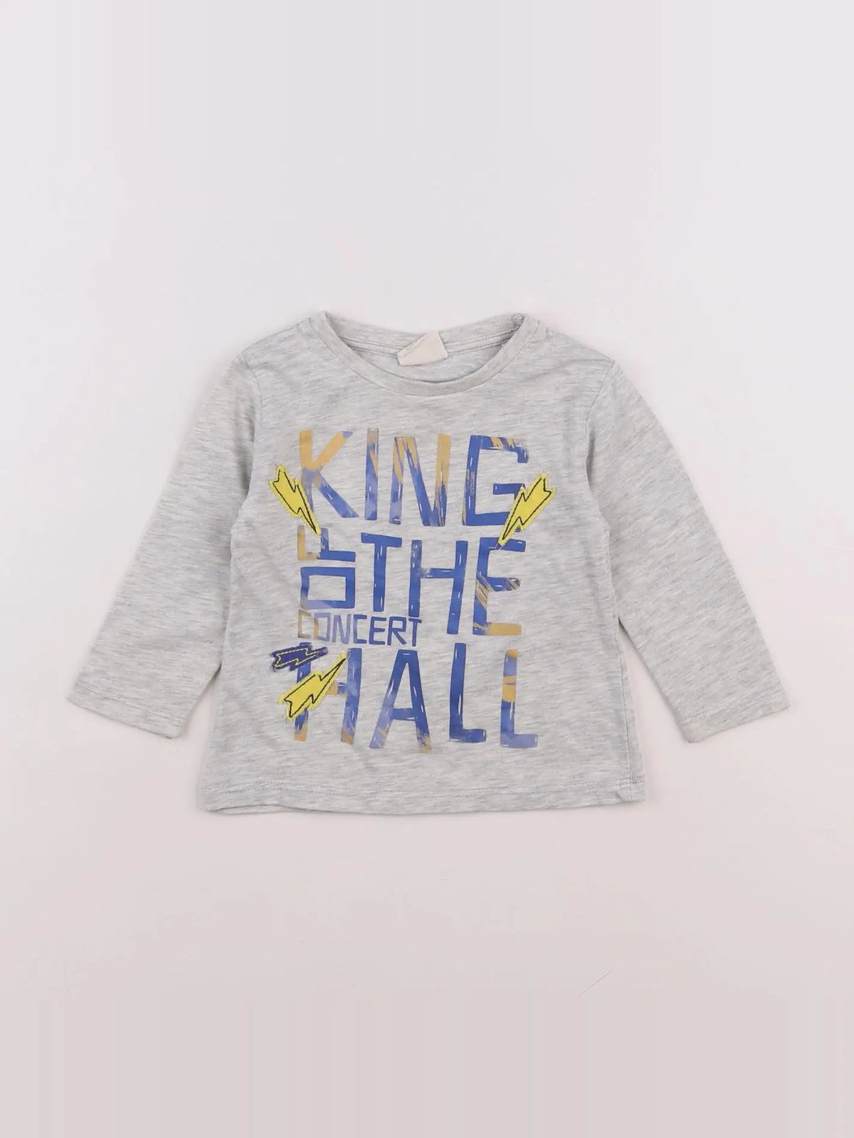 Zara - tee-shirt gris - 9/12 mois