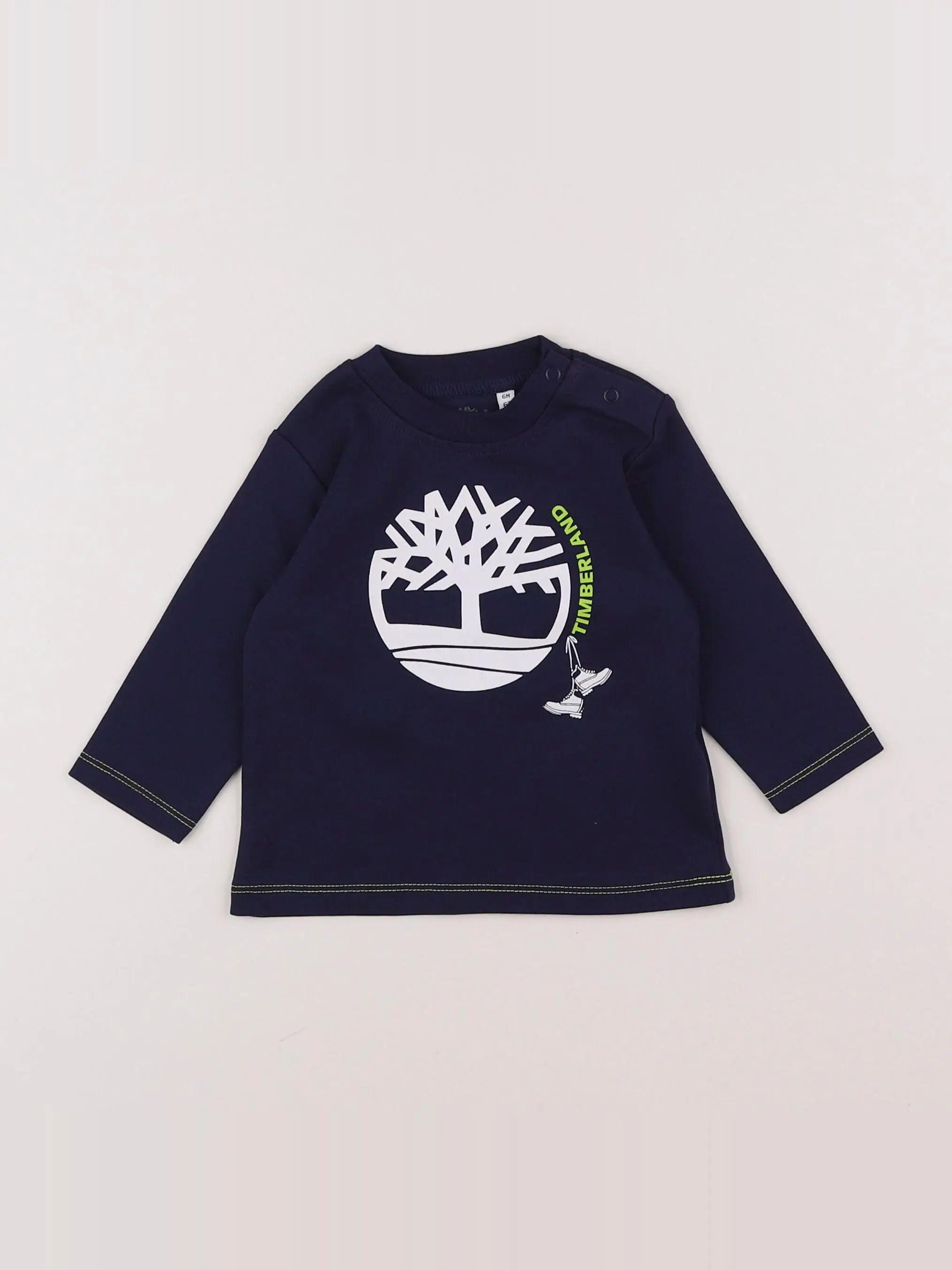 Timberland - tee-shirt bleu - 6 mois