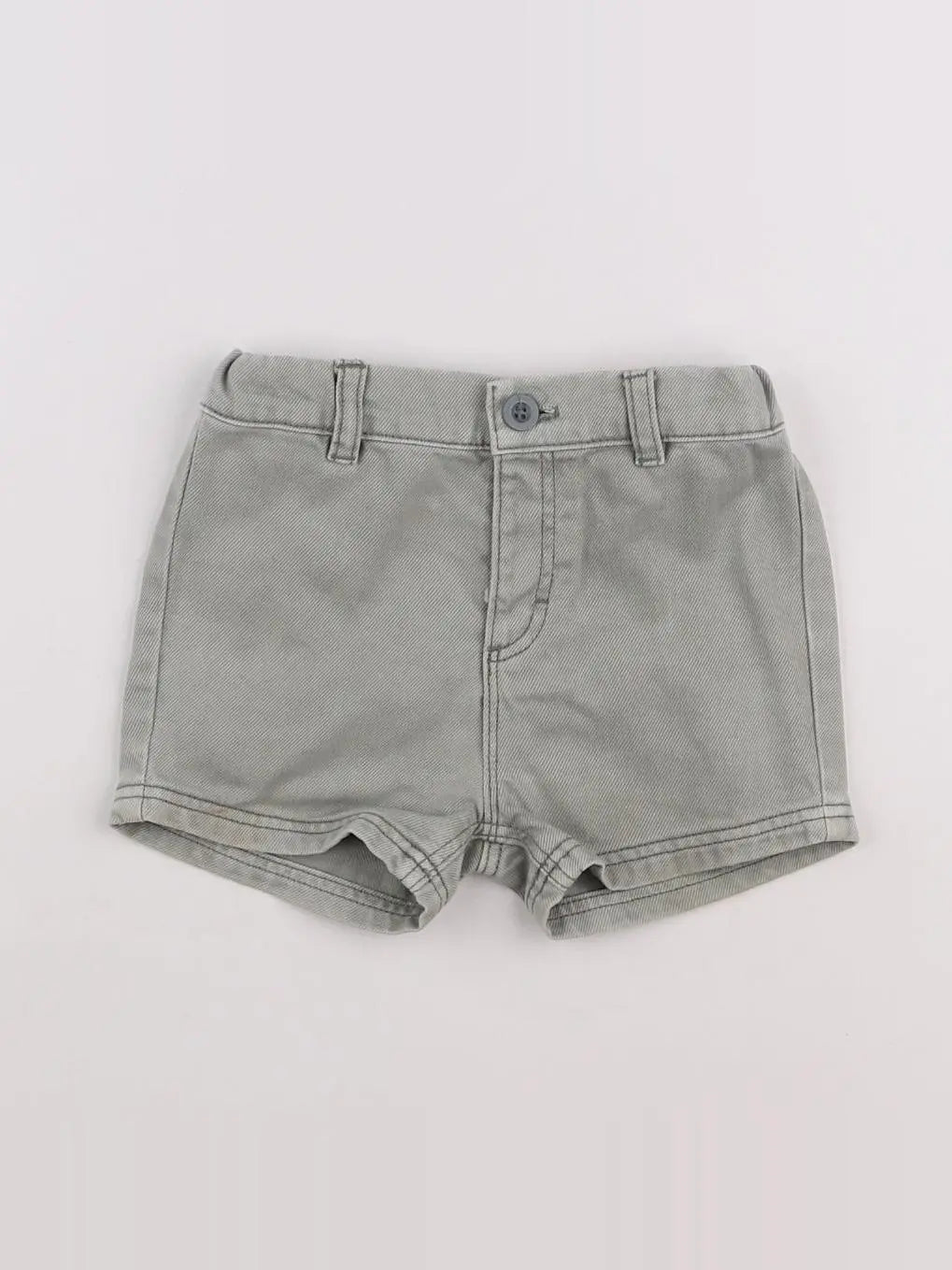 Petit Bateau - short vert - 12 mois