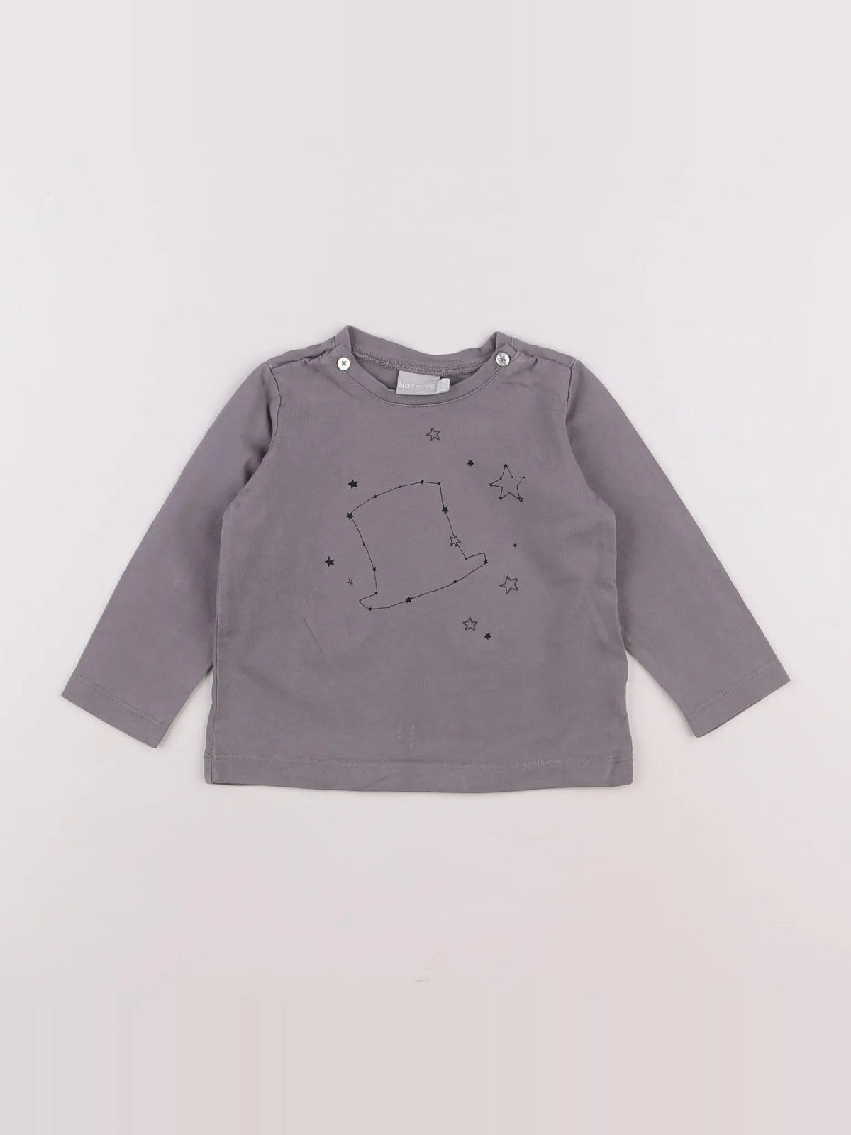 Natalys - tee-shirt gris - 18 mois
