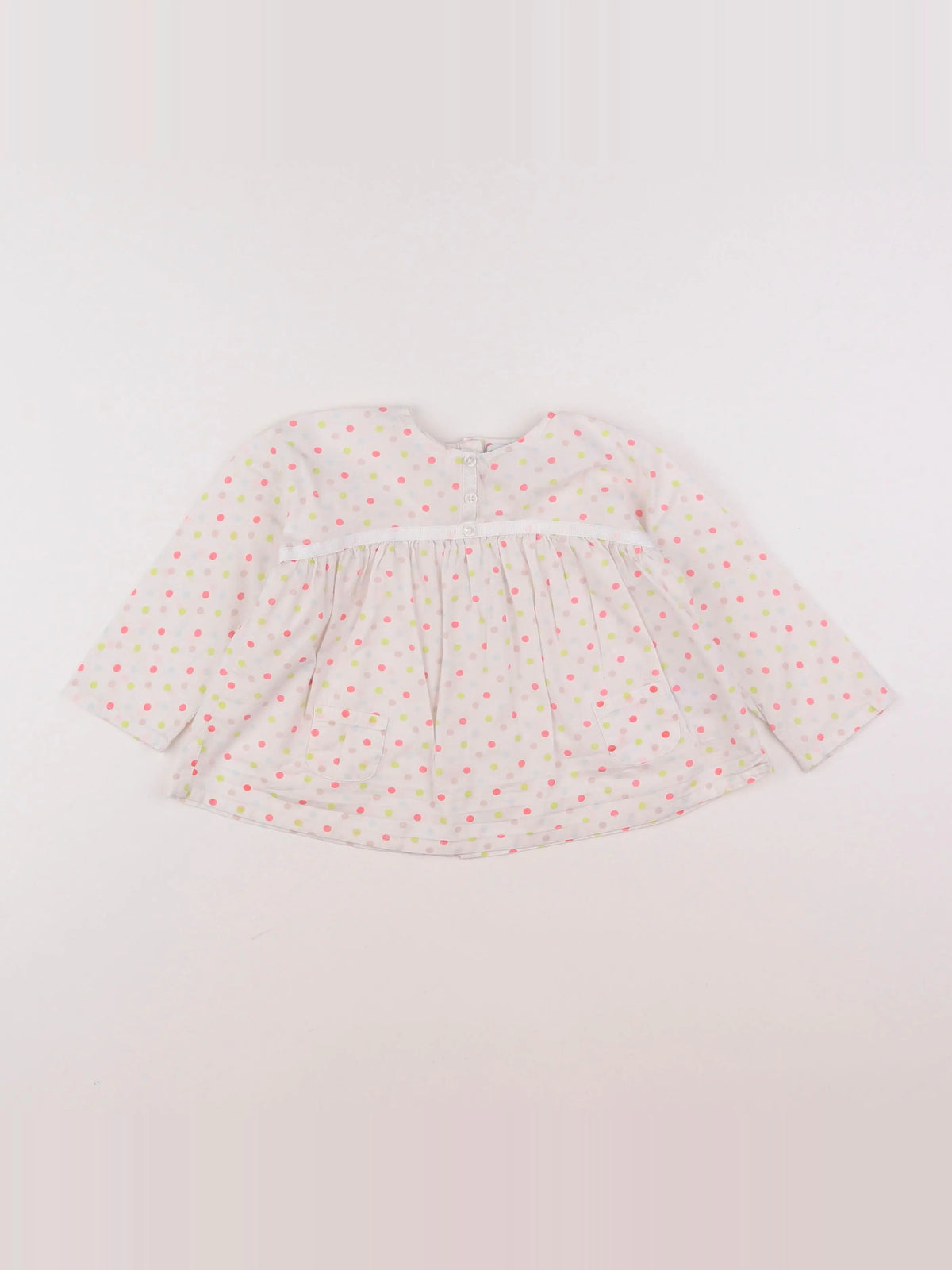 Vertbaudet - blouse multicolore - 18 mois