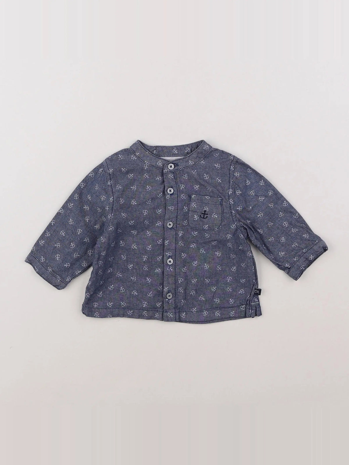 Cadet Rousselle - chemise bleu - 3 mois