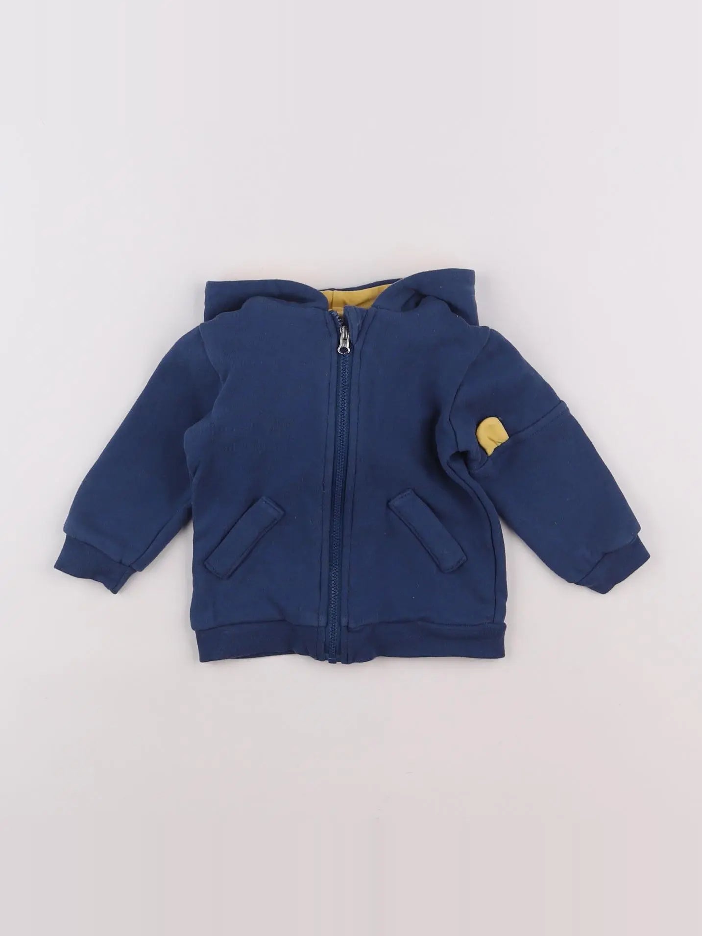 Noukie's - sweat imprimé au dos bleu - 9 mois