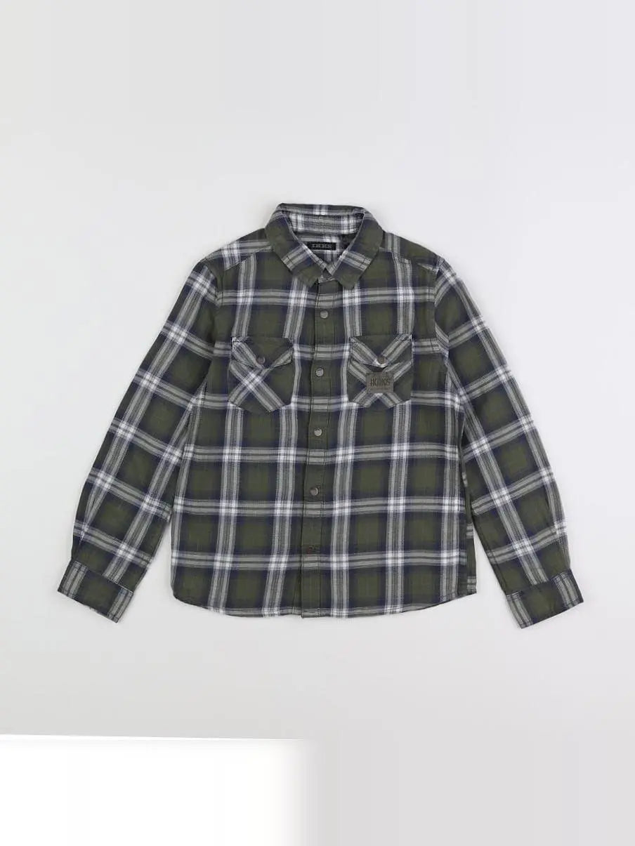 IKKS - chemise imprimé au dos vert - 6 ans