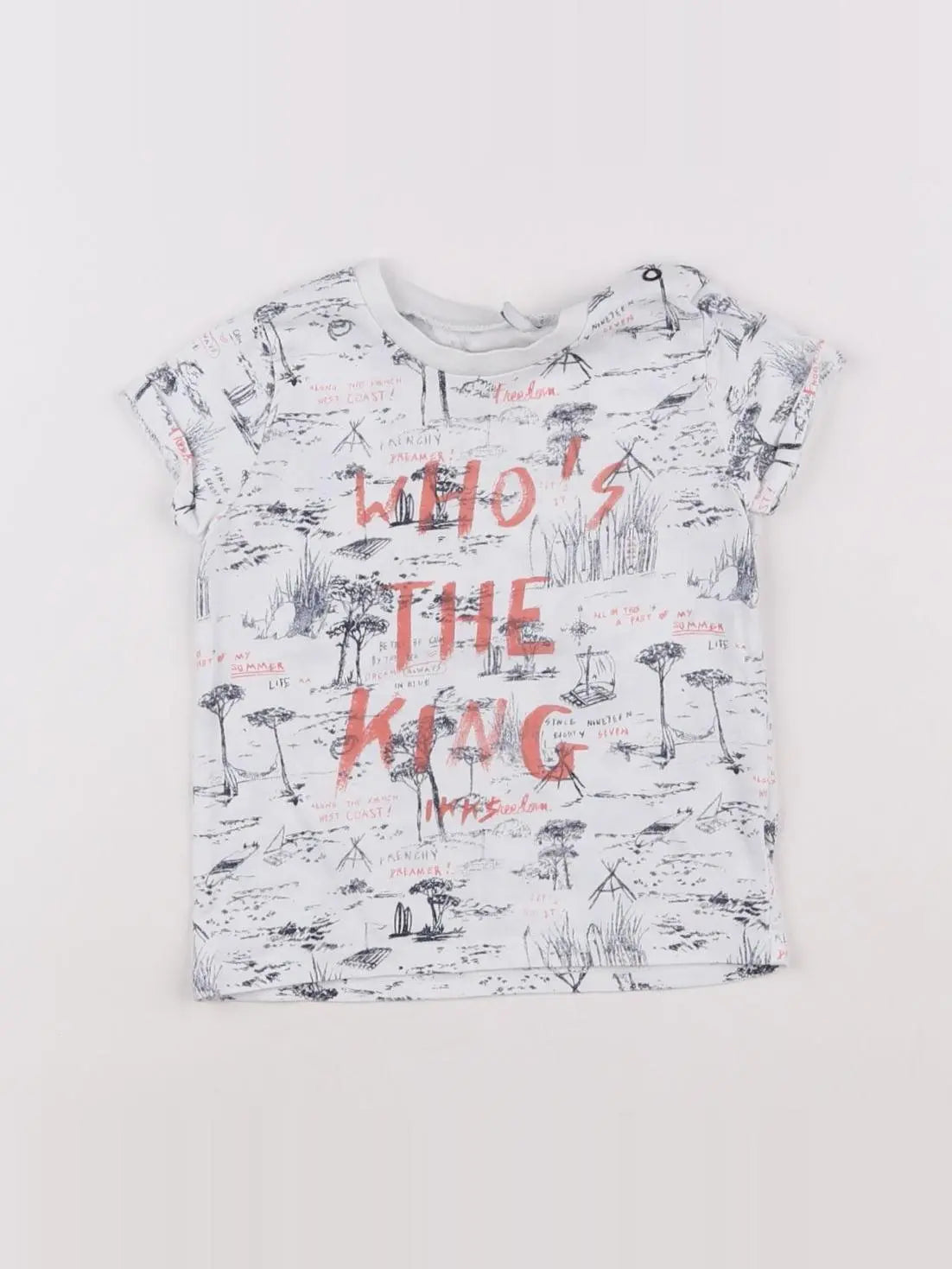 IKKS - tee-shirt multicolore - 12 mois