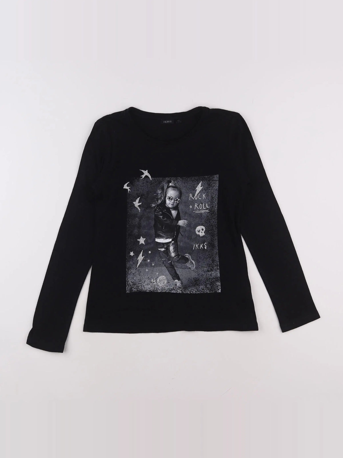 IKKS - tee-shirt noir - 10 ans