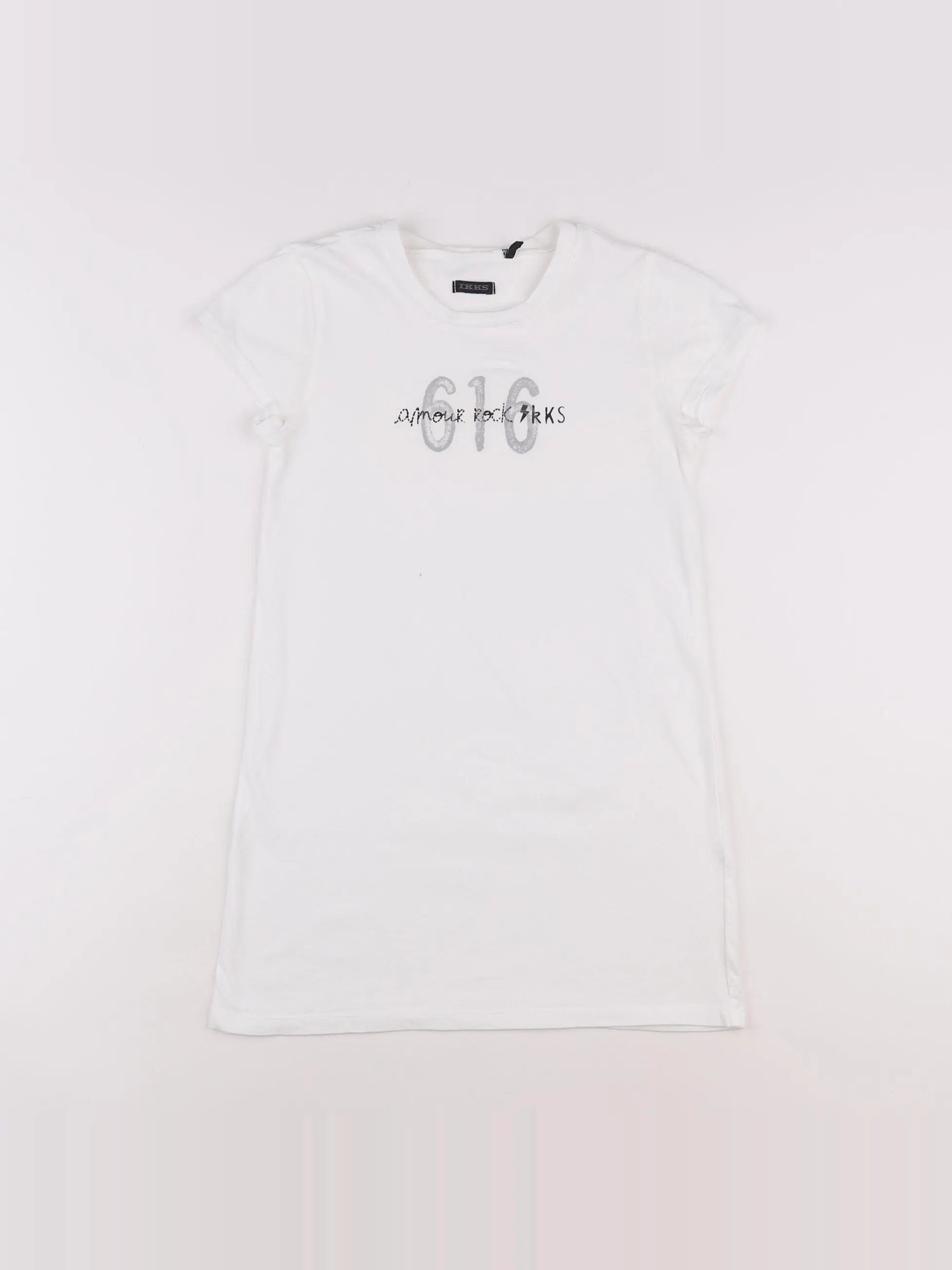 IKKS - robe blanc - 8 ans