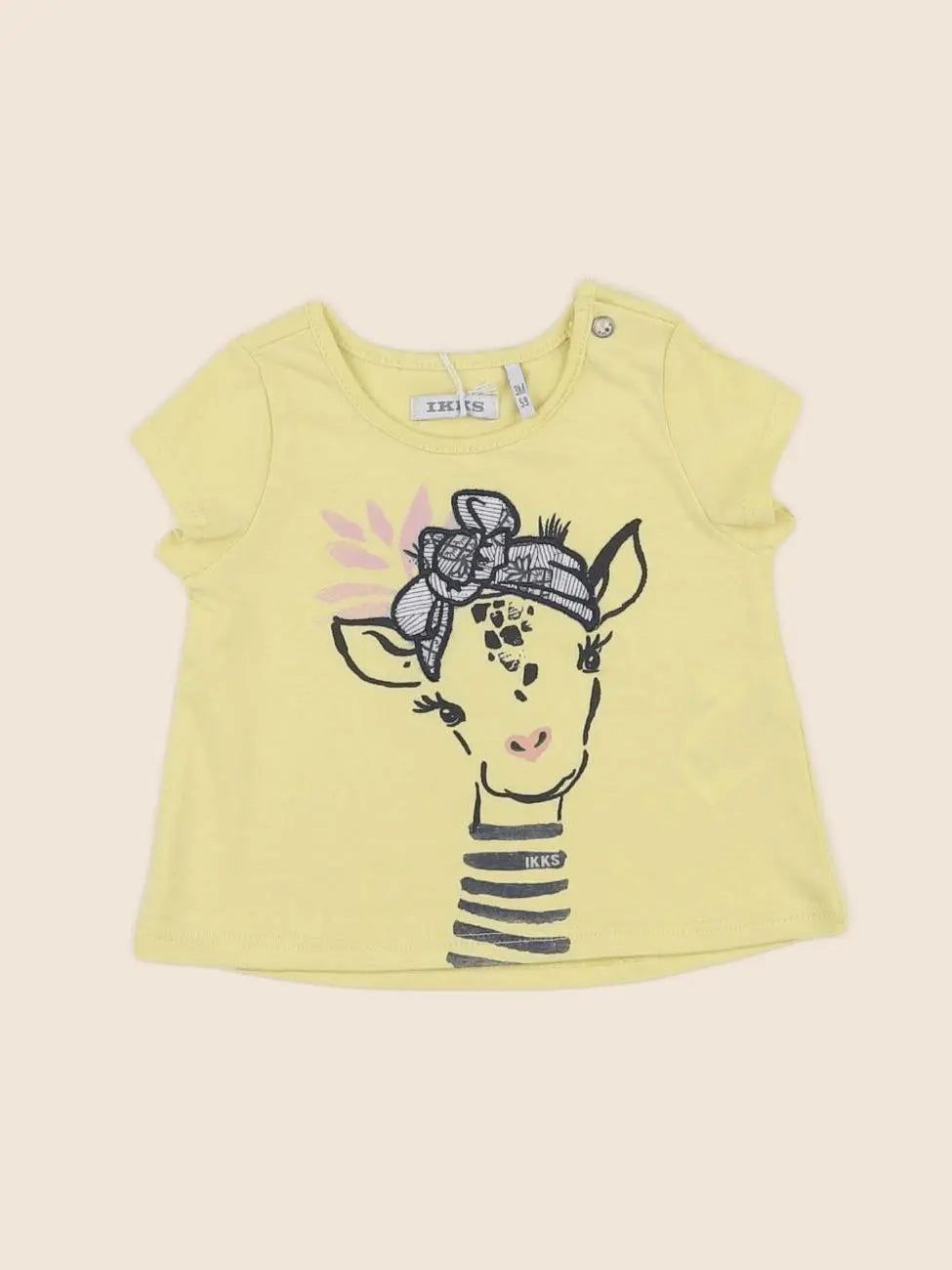 IKKS - tee-shirt jaune - 3 mois