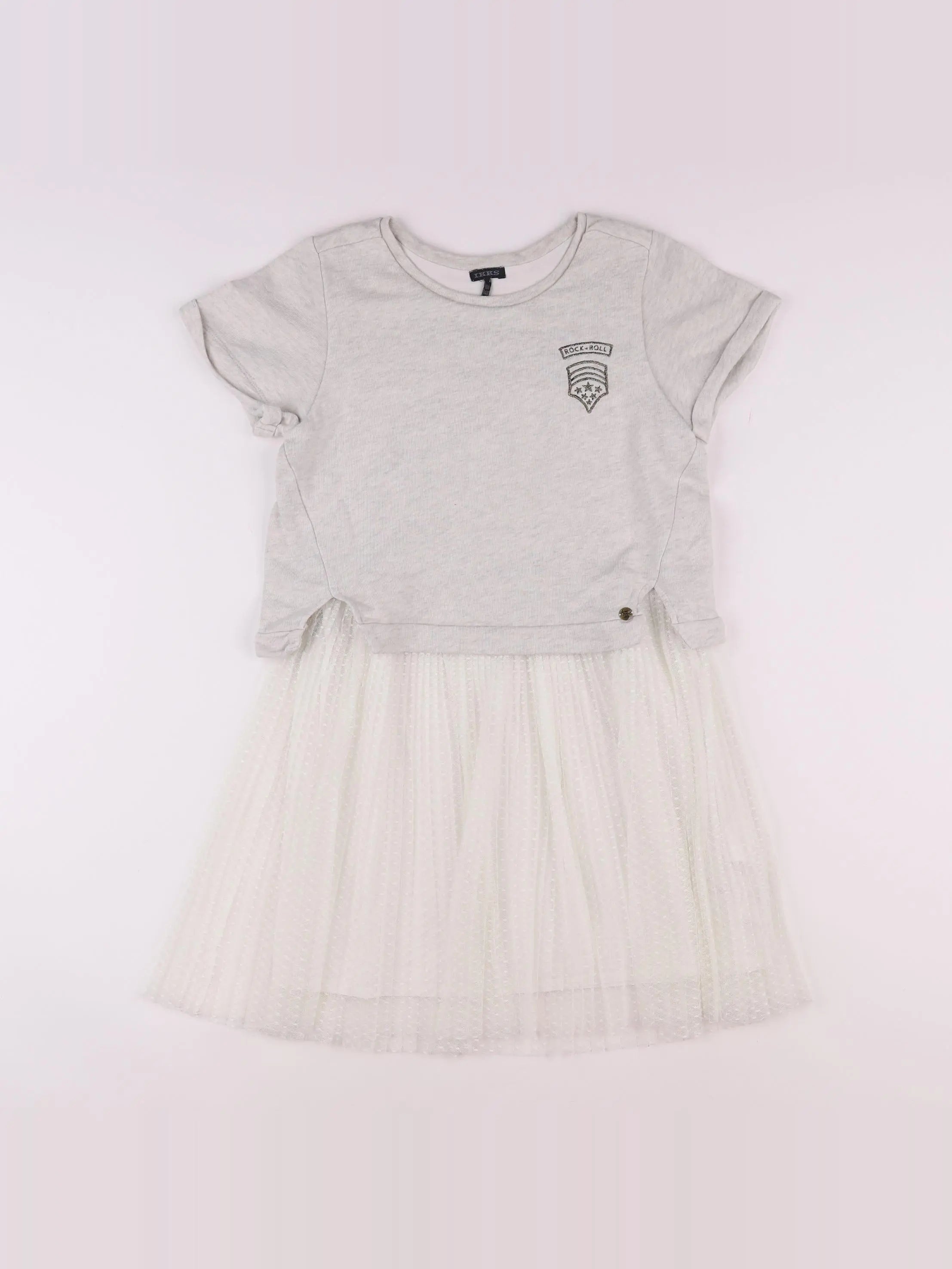 IKKS - robe beige - 10 ans