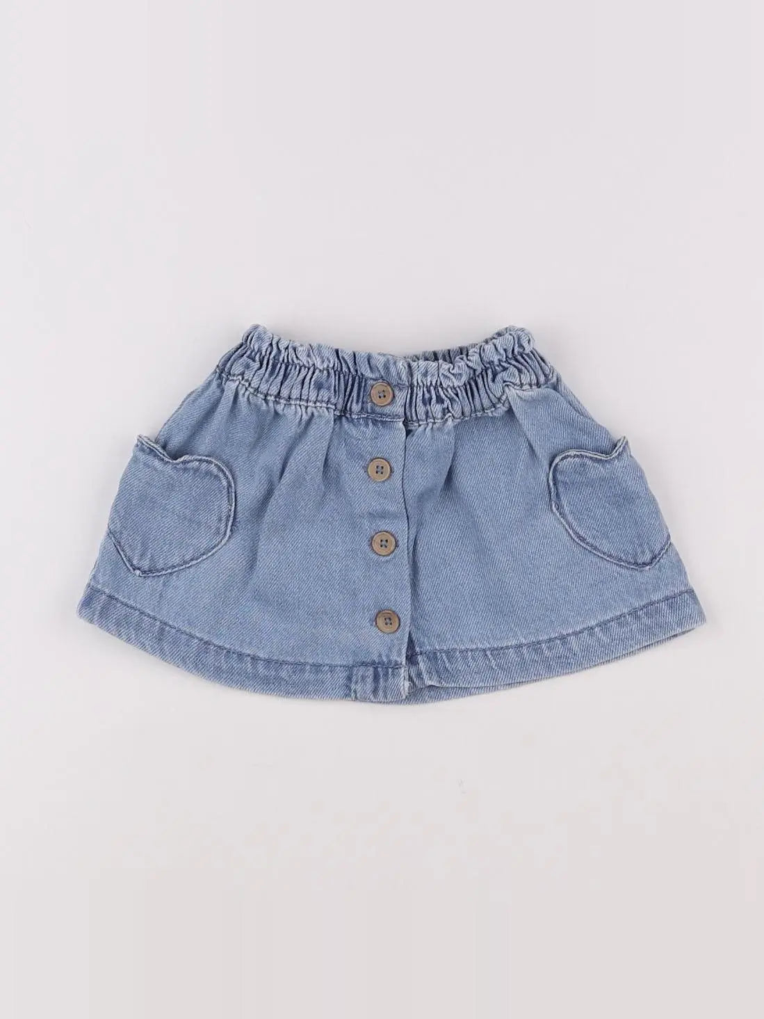 Vertbaudet - jupe bleu - 3 mois