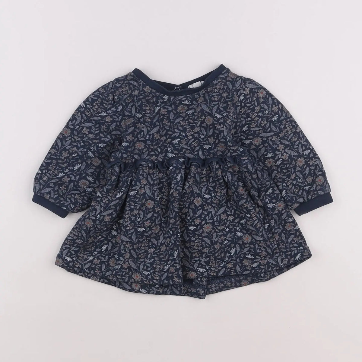 Vertbaudet - robe bleu - 6 mois