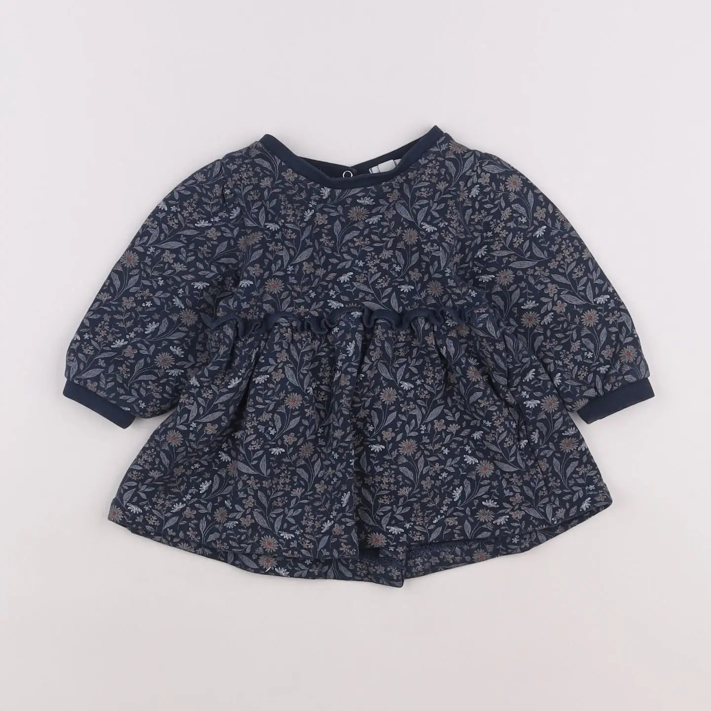 Vertbaudet - robe bleu - 6 mois