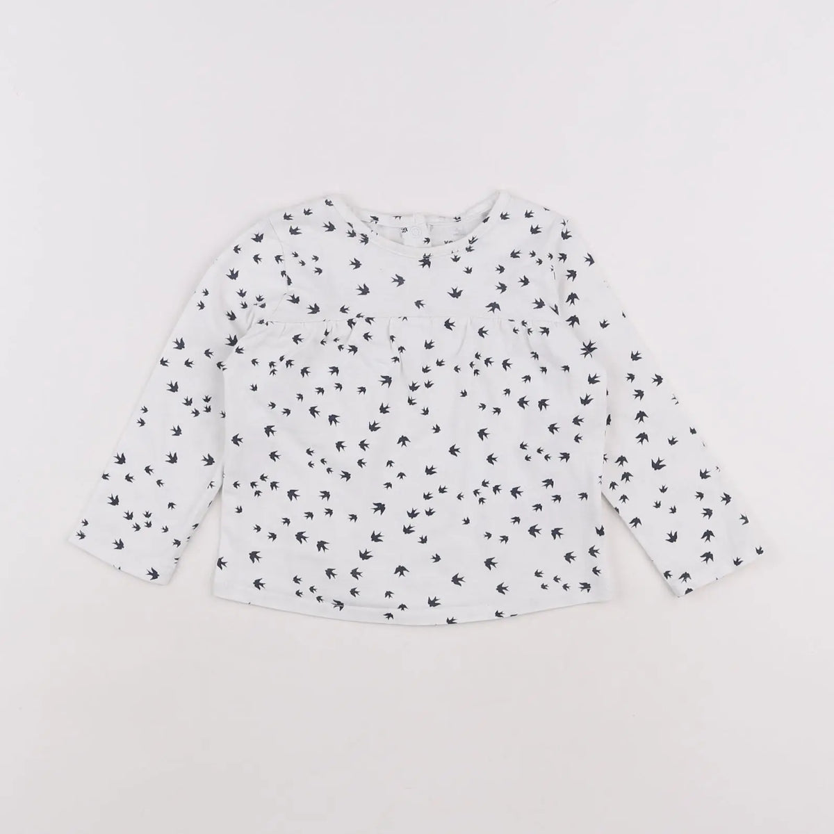 Vertbaudet - tee-shirt blanc - 12 mois