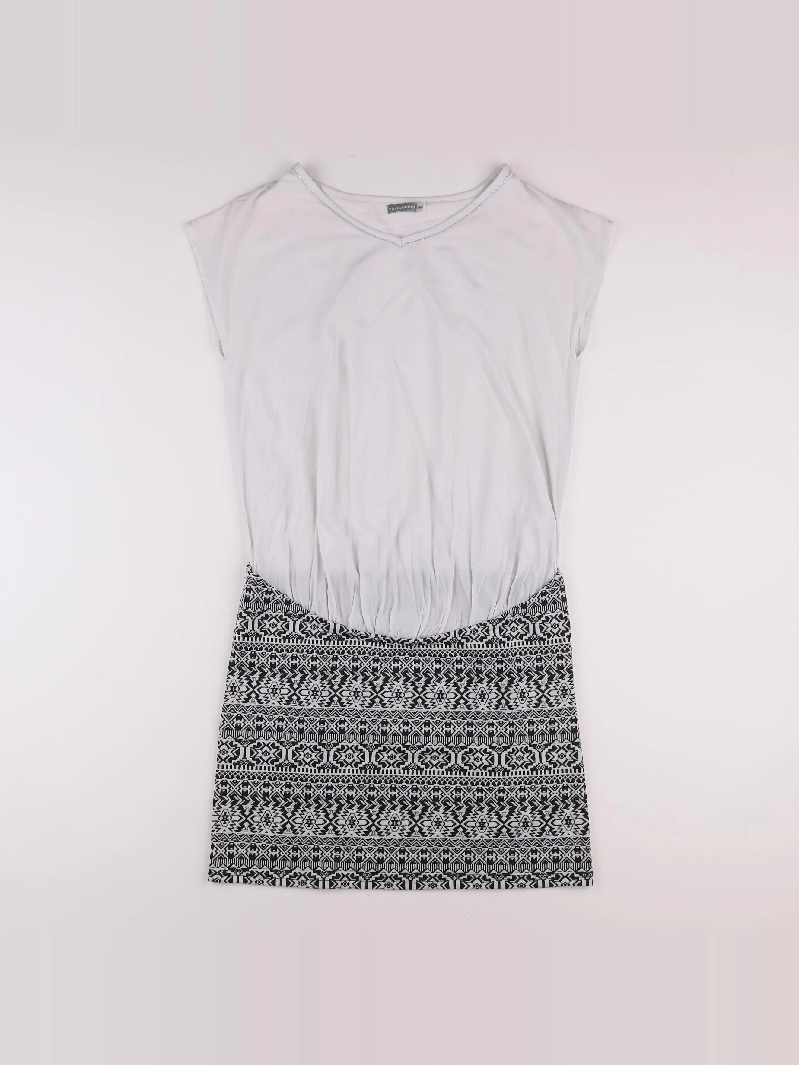 Vertbaudet - robe grossesse blanc, noir - 38 à 40