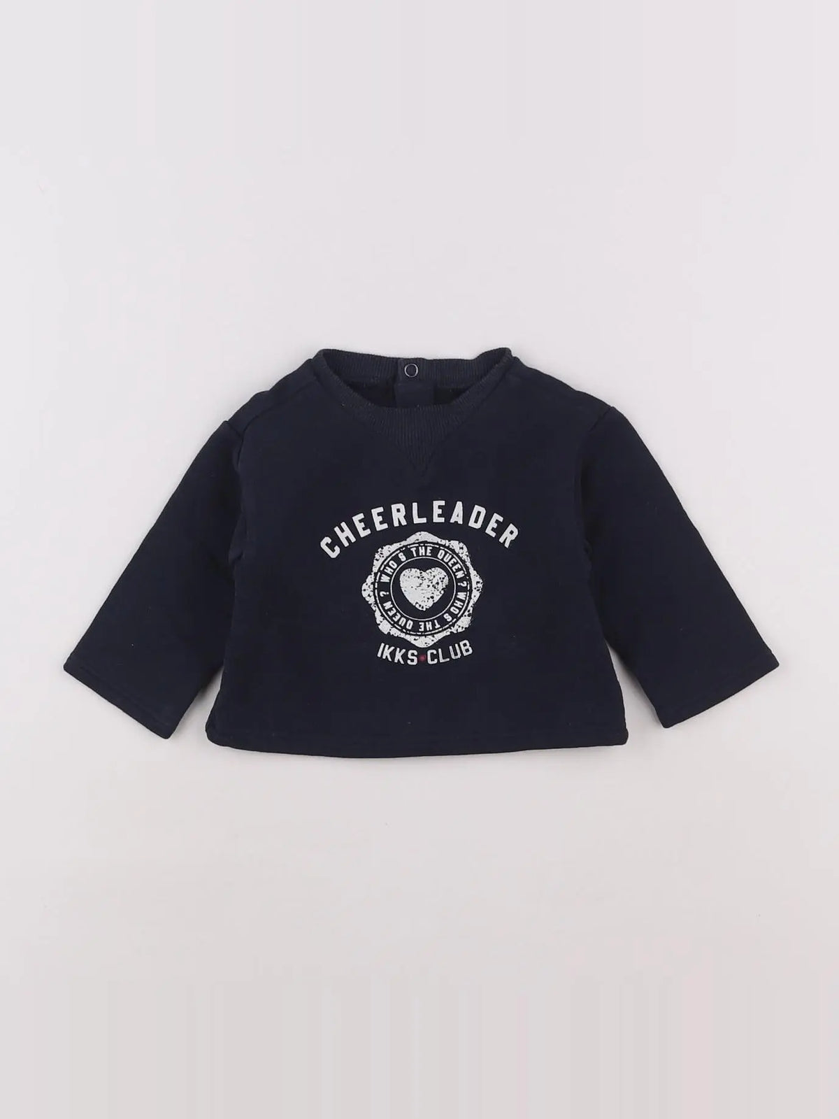 IKKS - sweat bleu - 6 mois