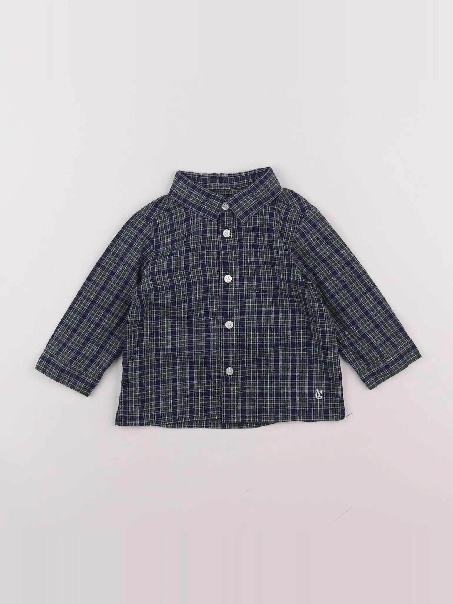 Cyrillus - chemise vert - 12 mois