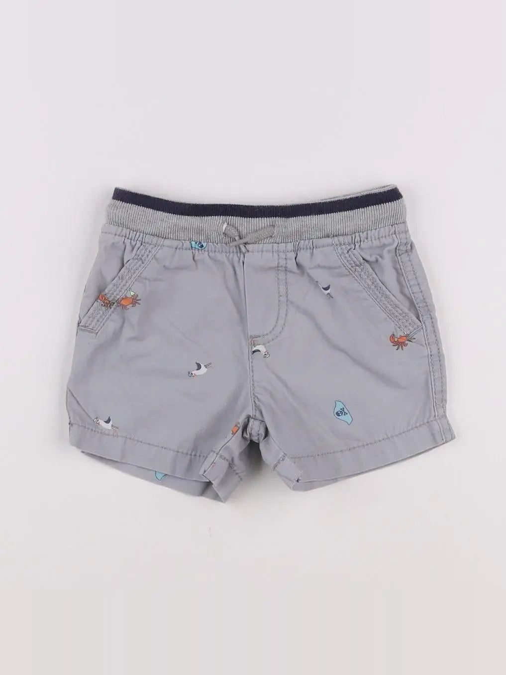 Oshkosh - short gris - 12 mois