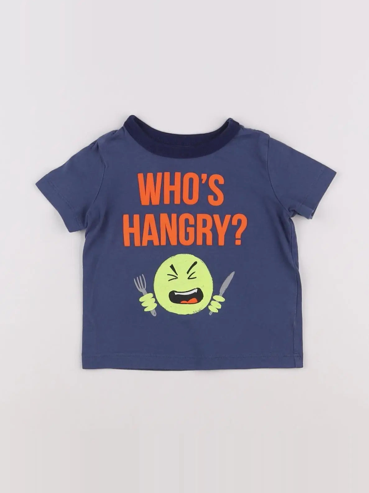 Oshkosh - tee-shirt bleu - 9/12 mois