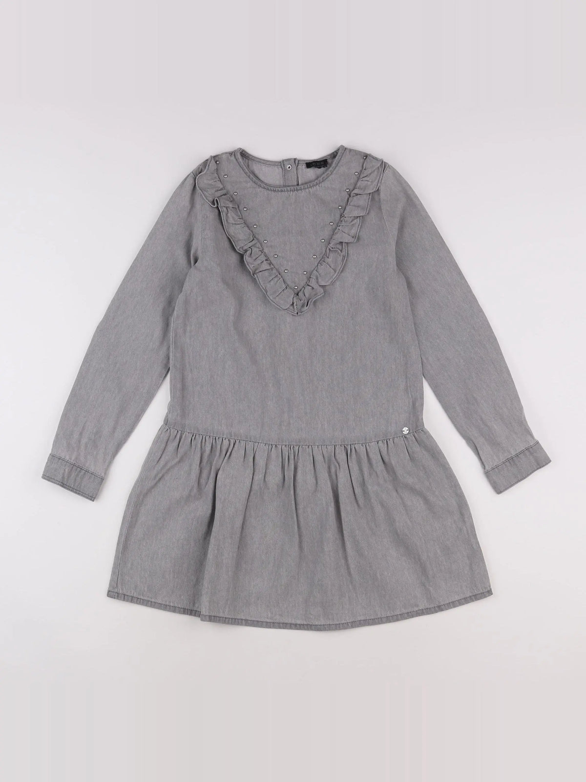 IKKS - robe gris - 10 ans
