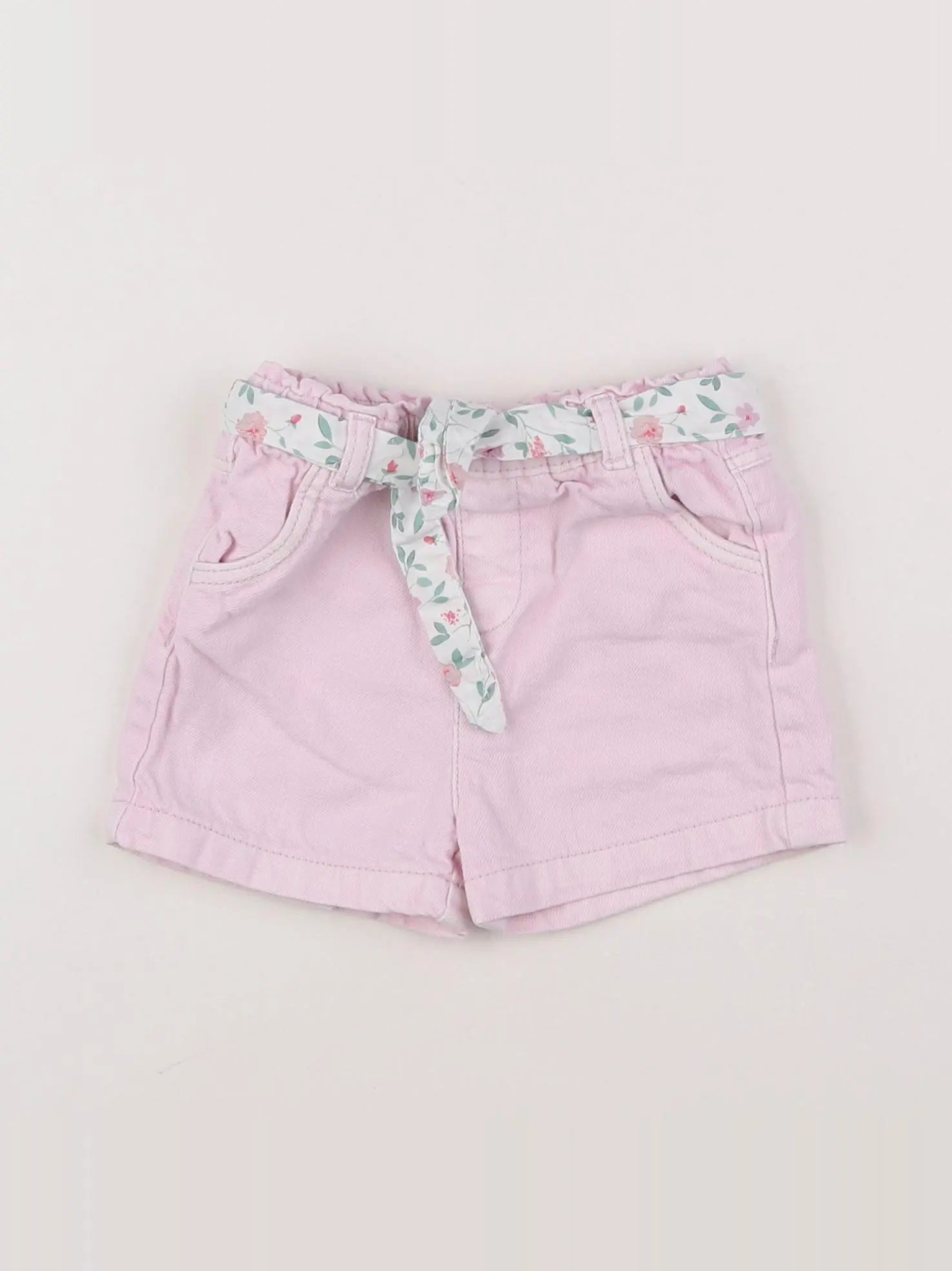 Vertbaudet - short rose - 6 mois