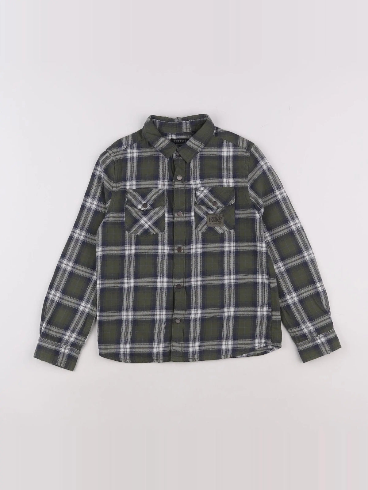 IKKS - chemise imprimé au dos vert - 6 ans