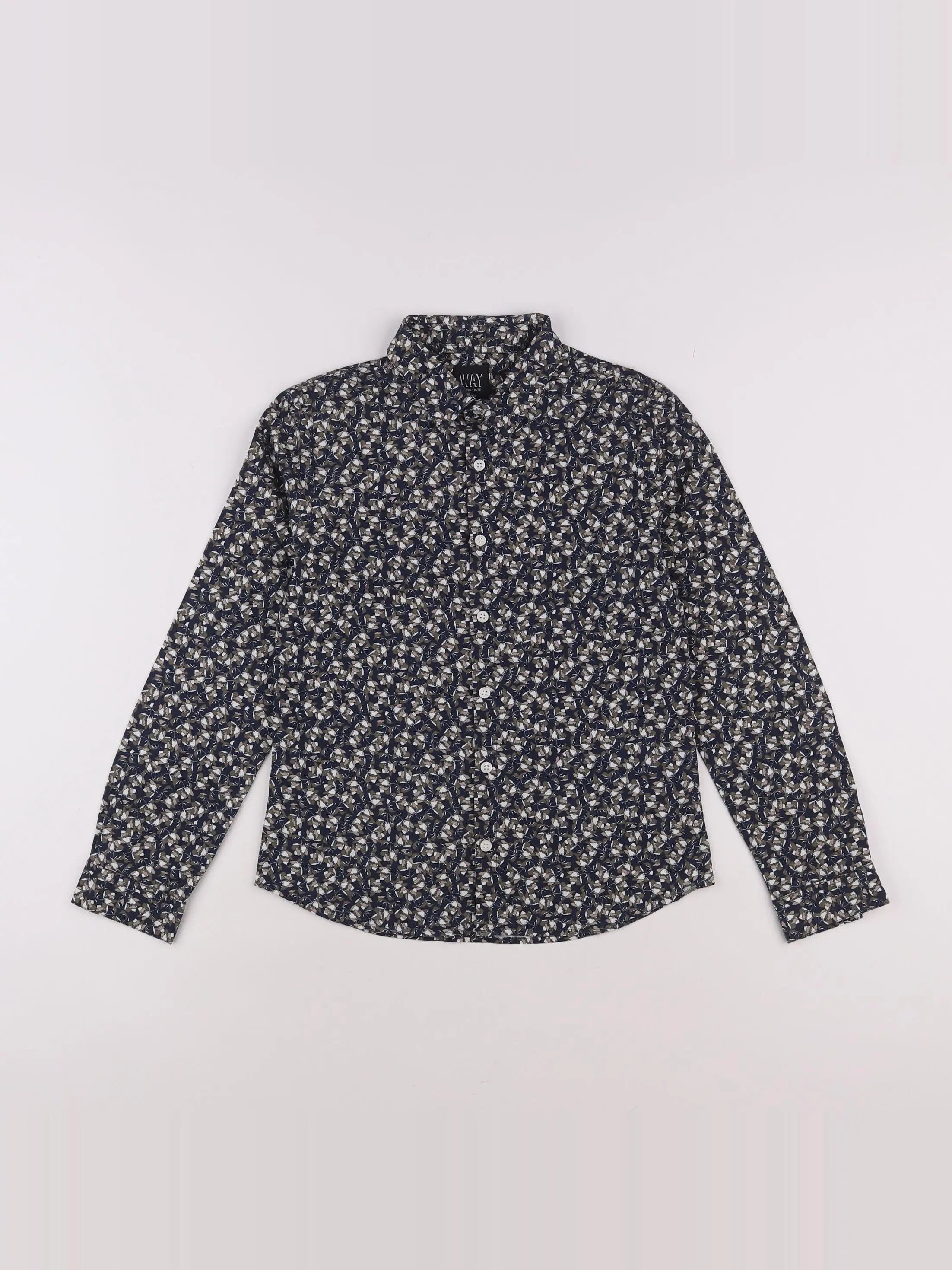 IKKS - chemise bleu - 10 ans