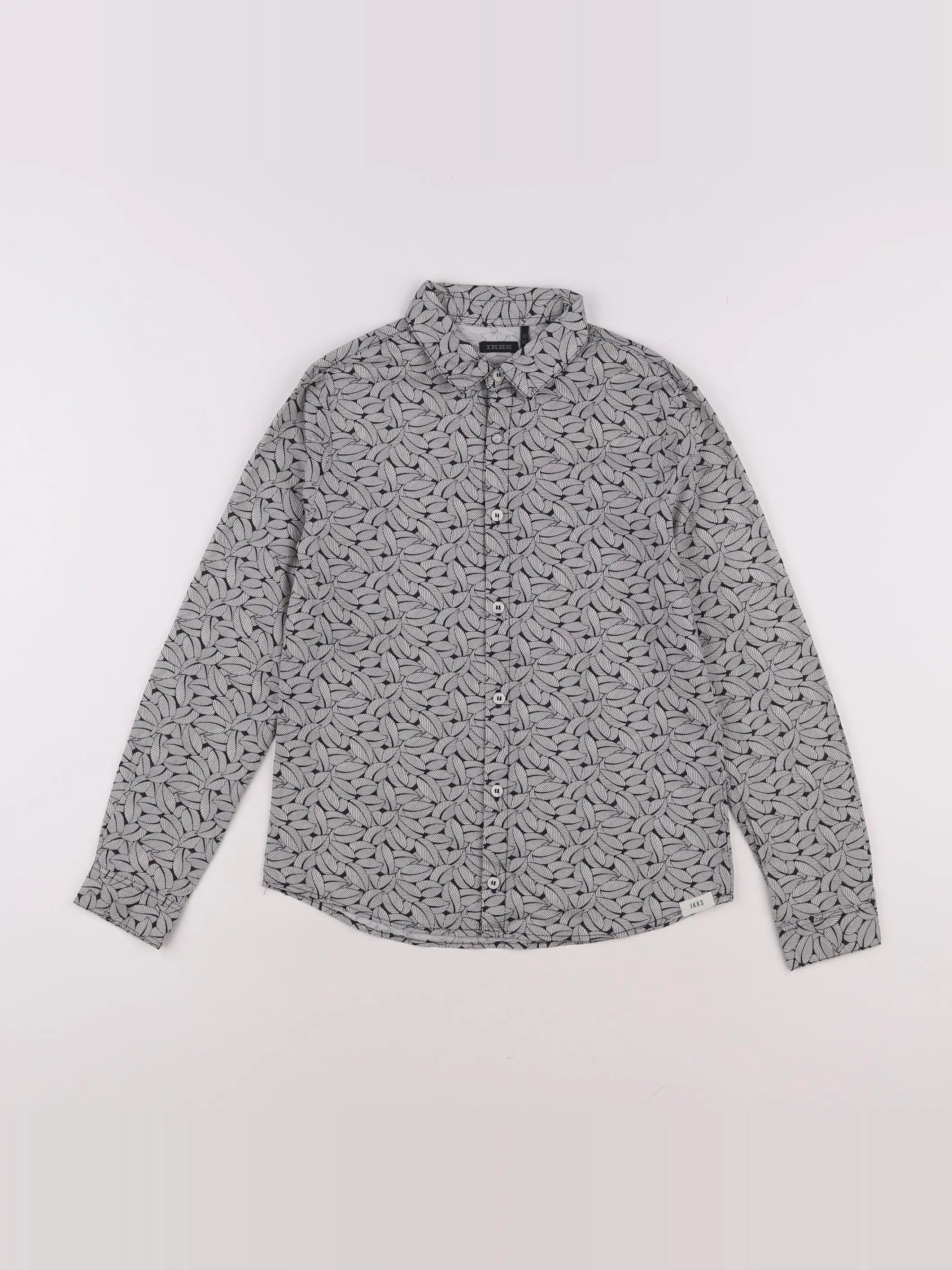 IKKS - chemise bleu - 10 ans