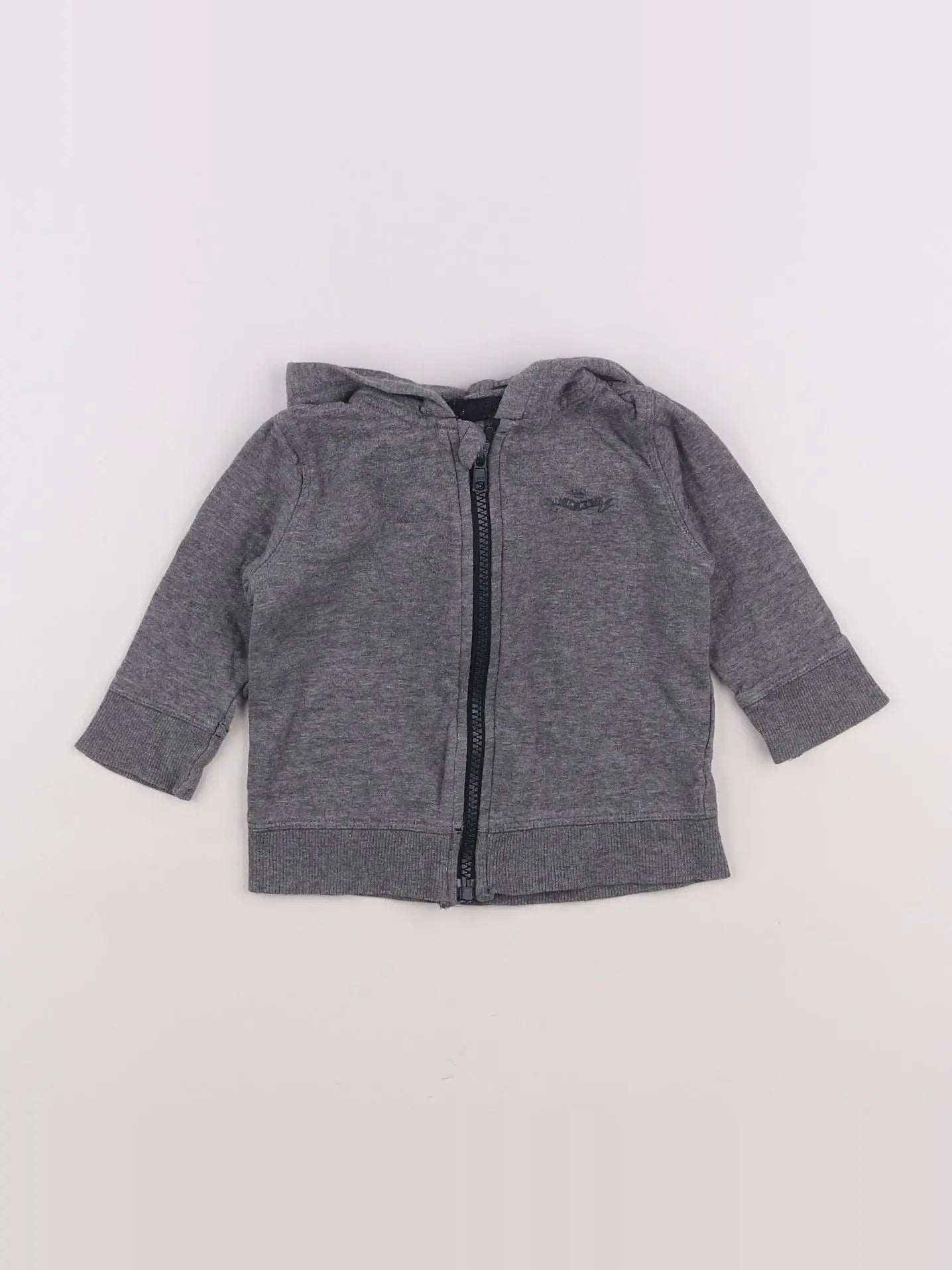IKKS - sweat imprimé au dos gris - 12 mois