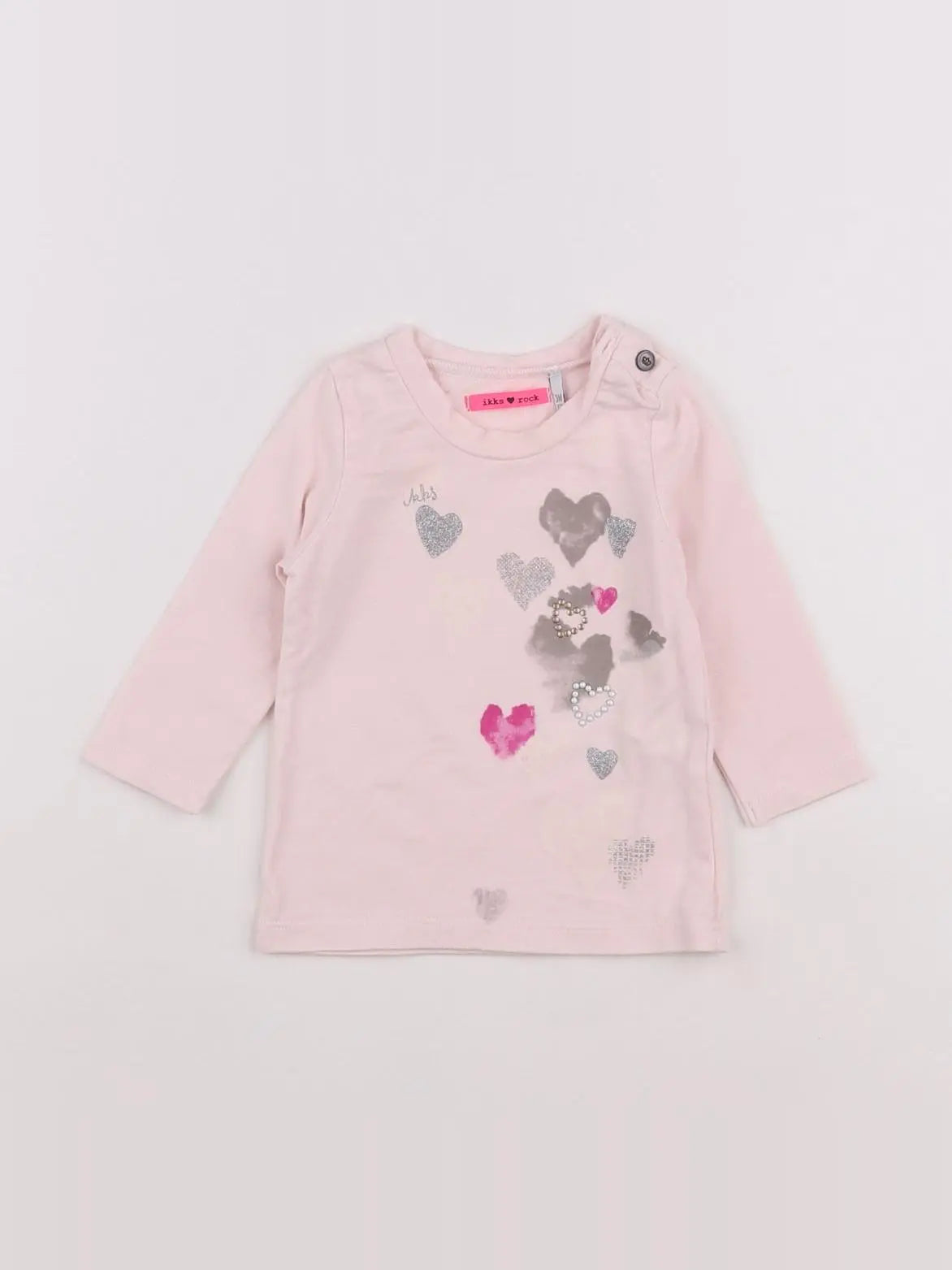 IKKS - tee-shirt rose - 3 mois