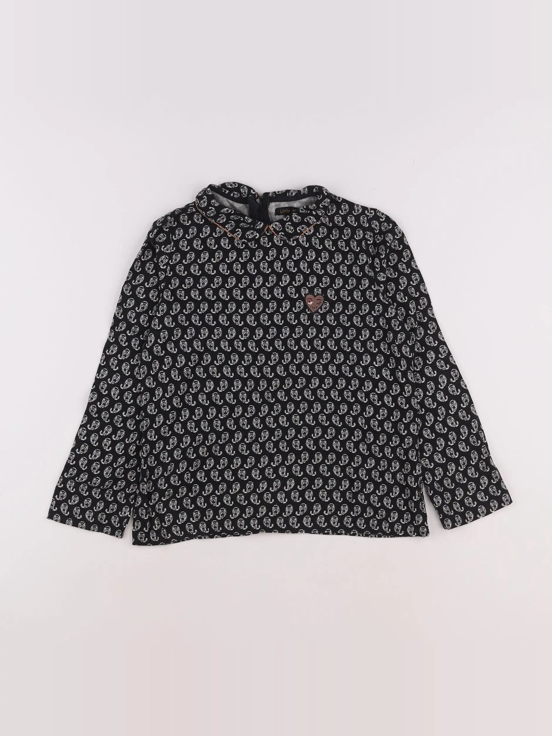 IKKS - blouse noir - 8 ans