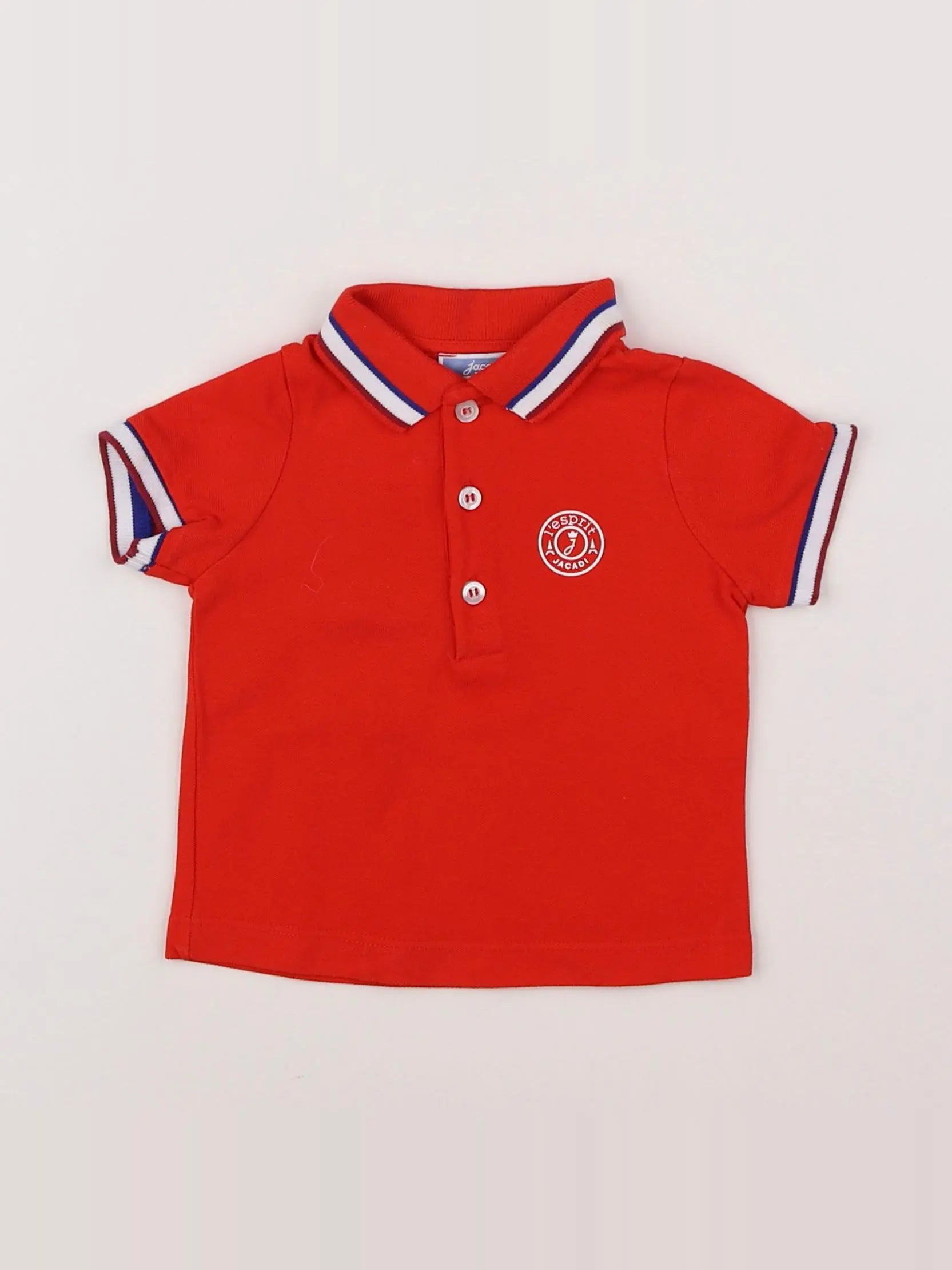 Jacadi - polo rouge - 6 mois