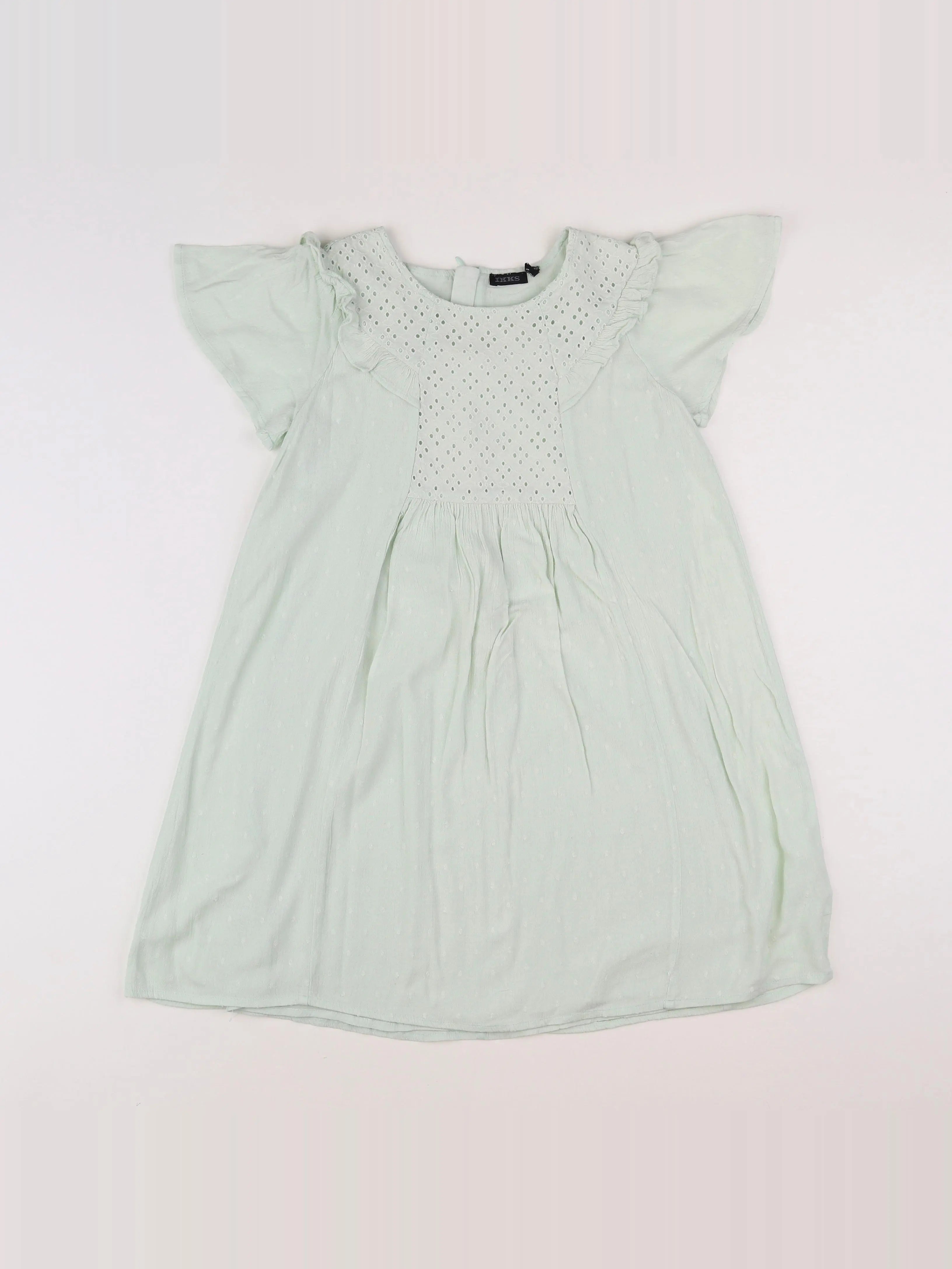 IKKS - robe vert - 10 ans