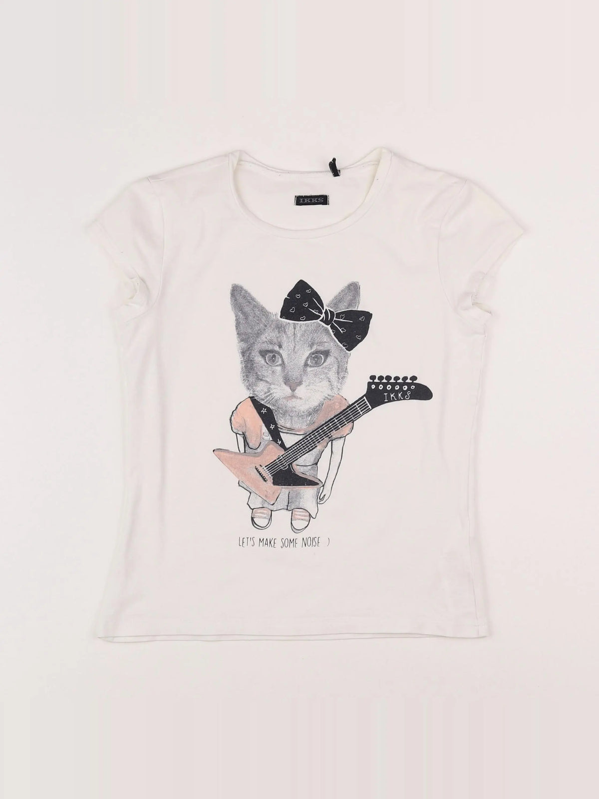 IKKS - tee-shirt blanc - 10 ans