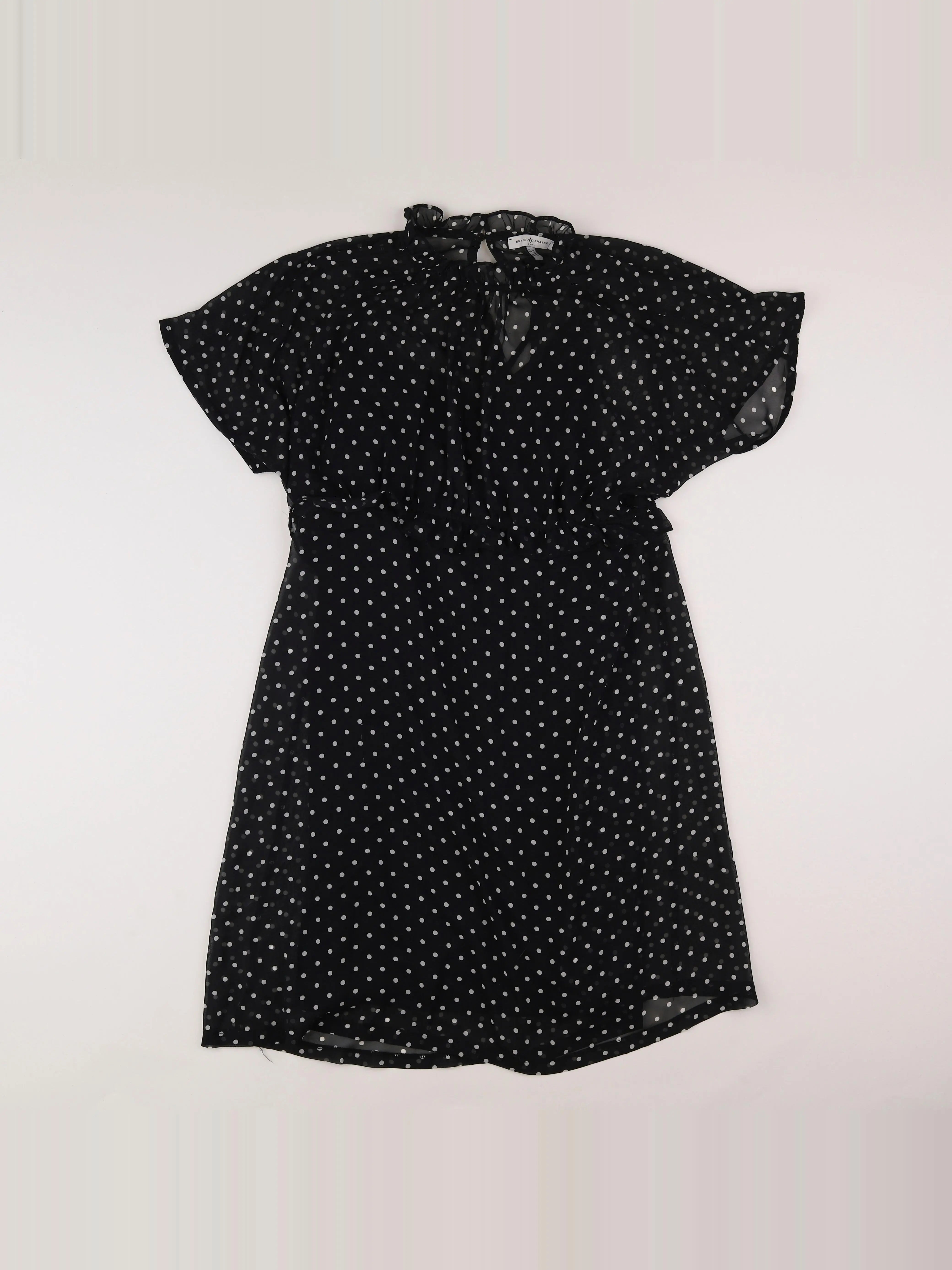 Envie de fraise - robe grossesse noir, blanc - 42 à 44