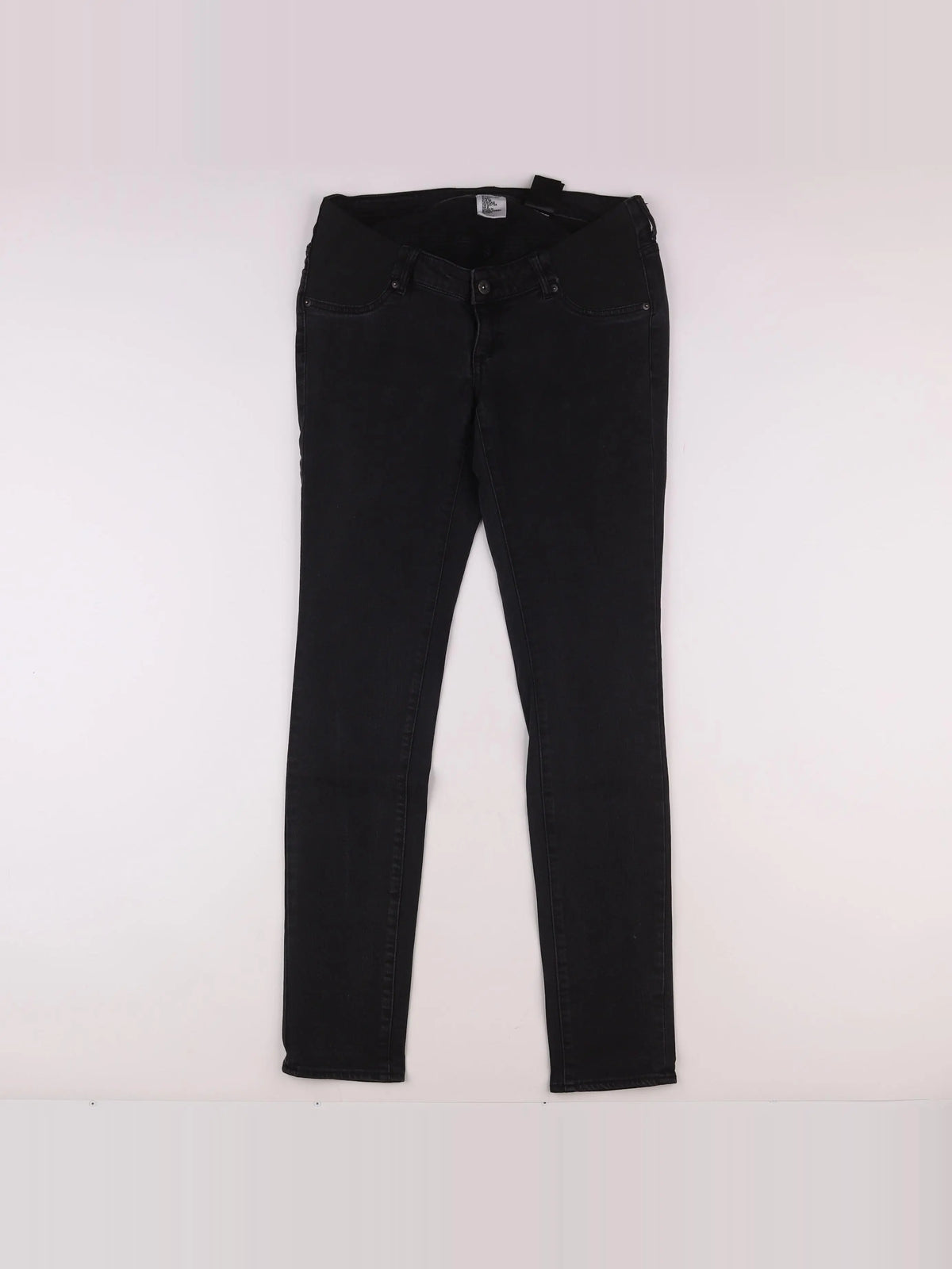 H&M - jean grossesse noir - 38