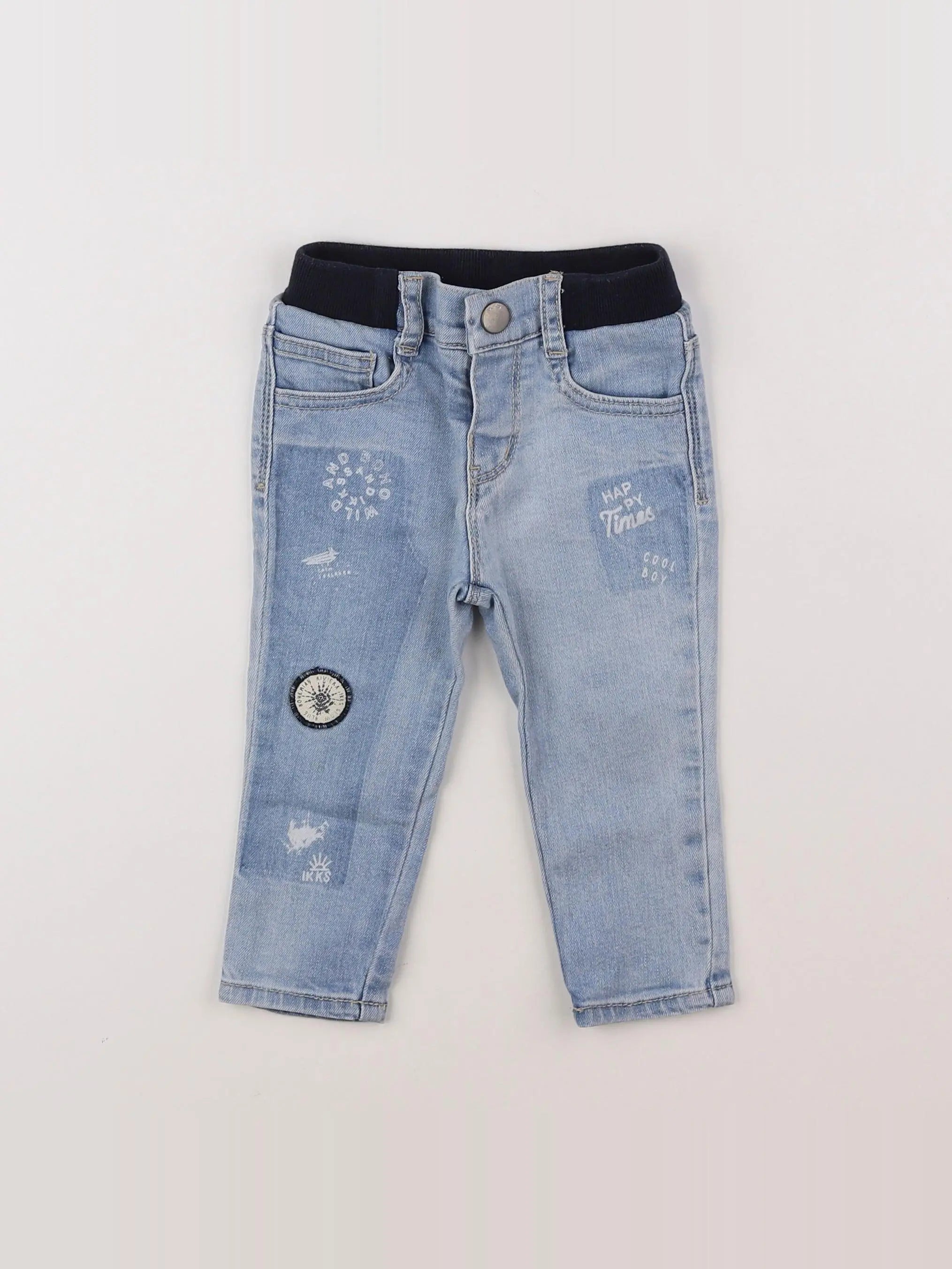IKKS - jean bleu - 12 mois